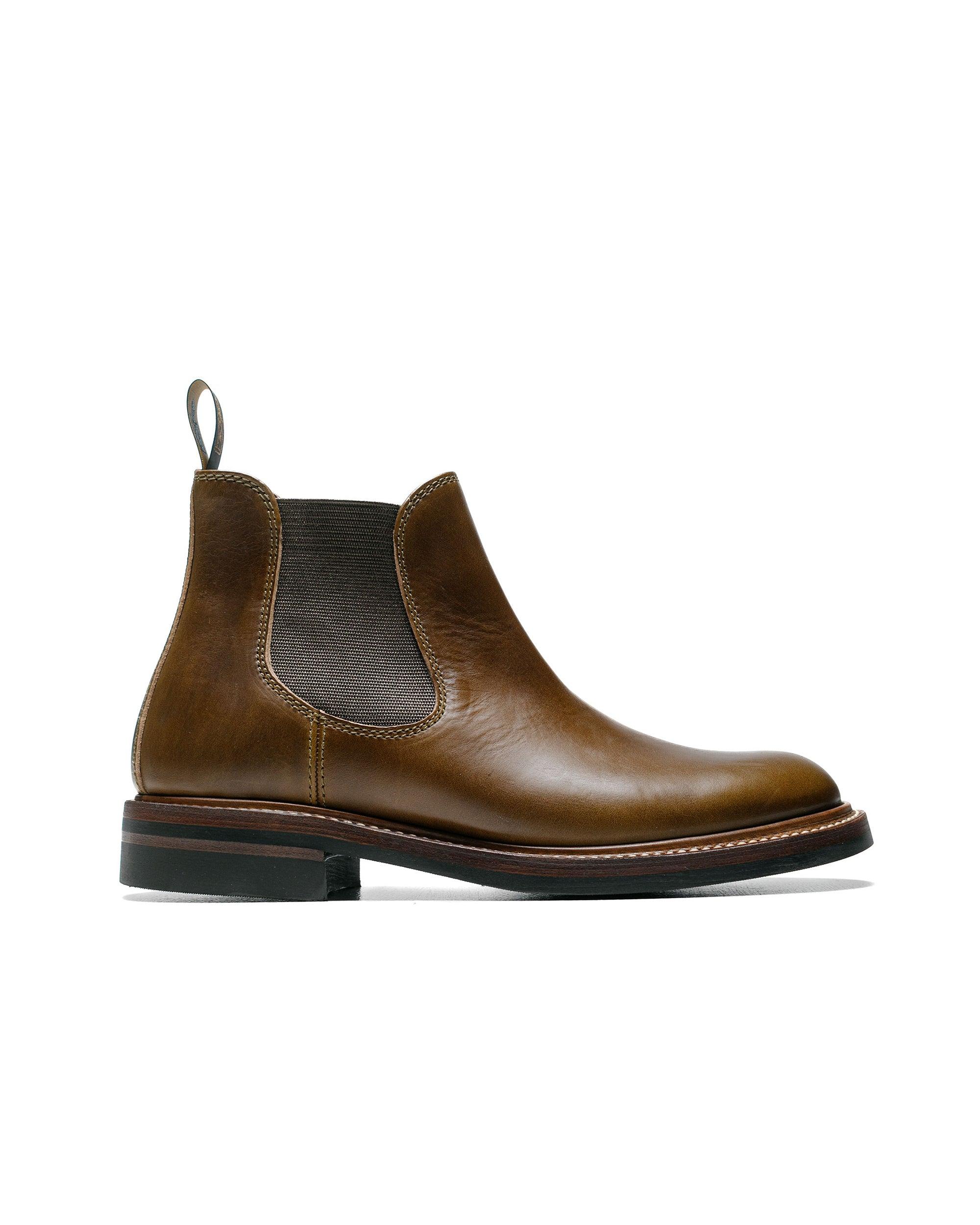 Chelsea Boots Horween CXL Dark Olive