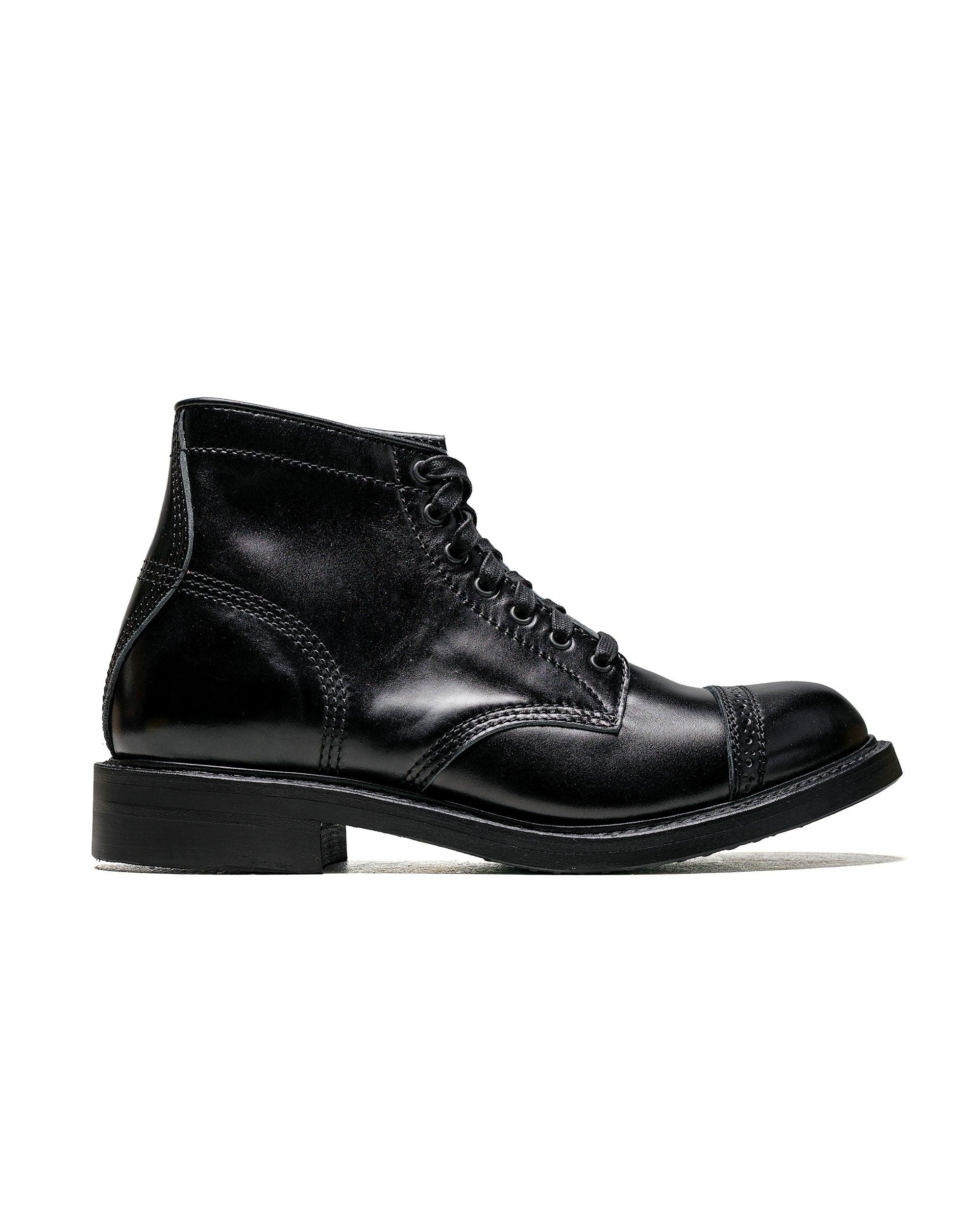 Combat Boots Shinki Hikaku Shell Cordovan Black Ops