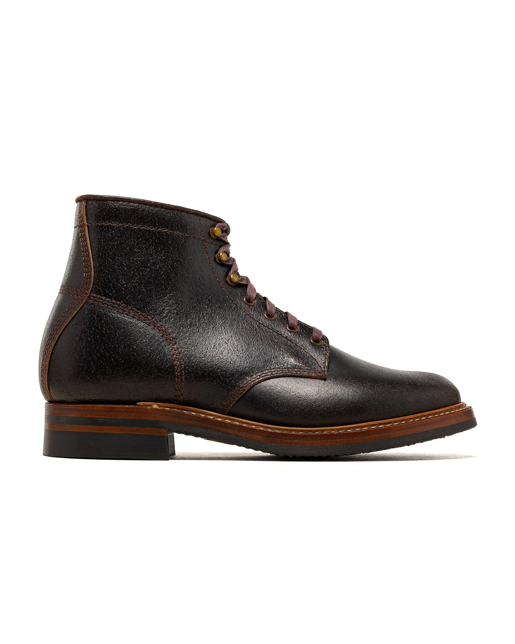 El Capitan Boots Horween Waxed Flesh Dark Brown