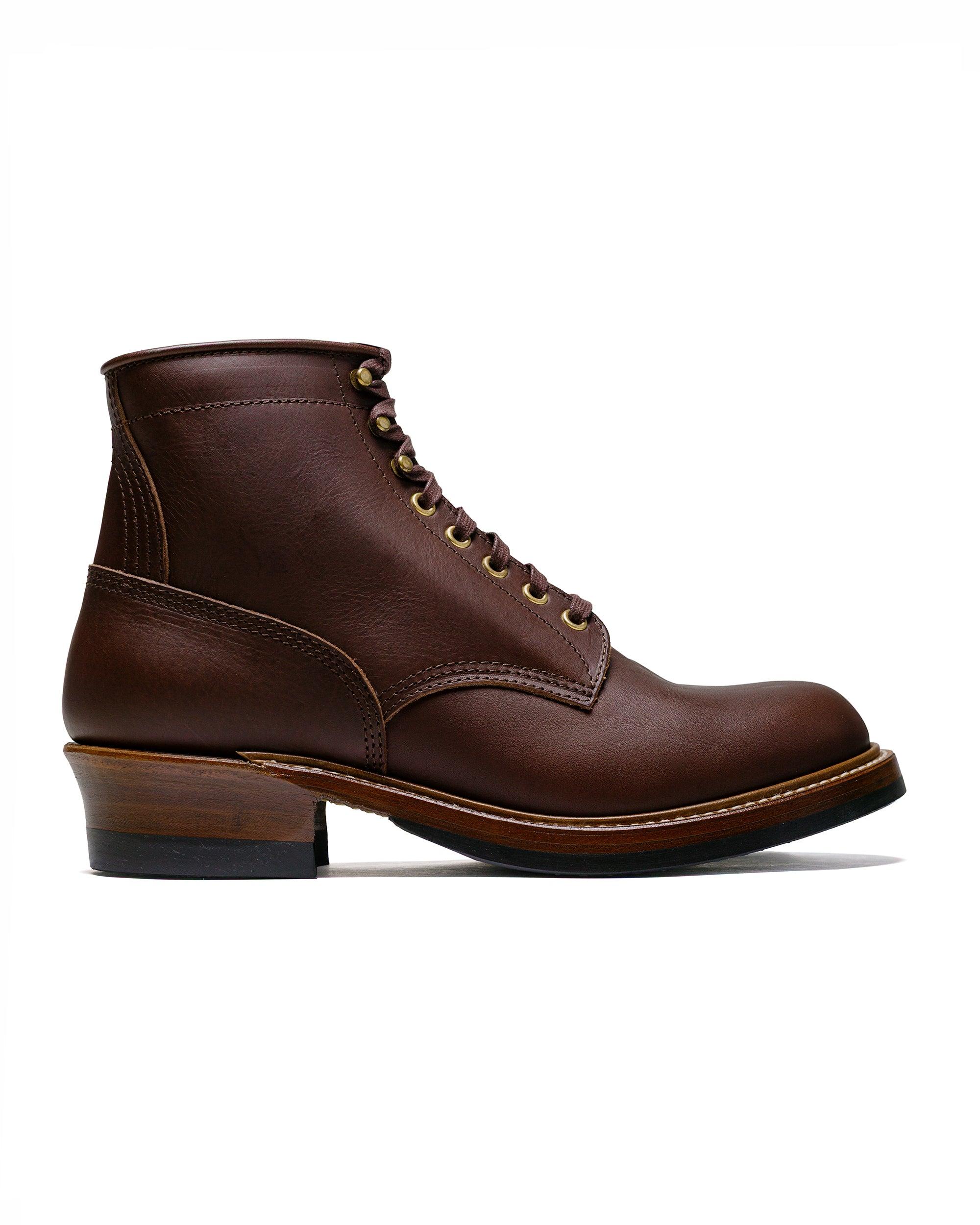 Steel Gang SW Boots Badalassi Carlo Vegetable Tanned Leather Tobacco
