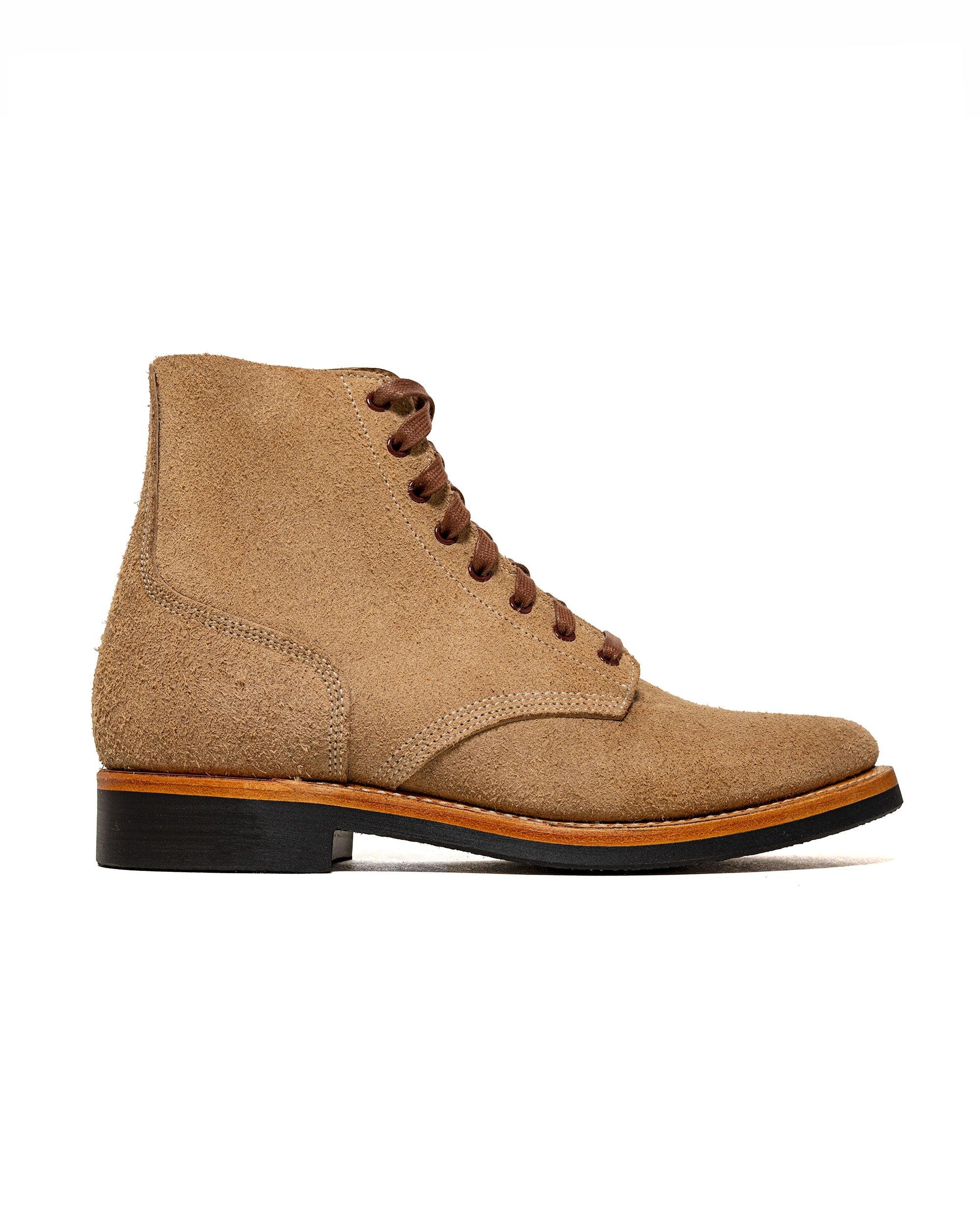 US Navy N-1 Field Shoes Boondockers CXL Natural Roughout