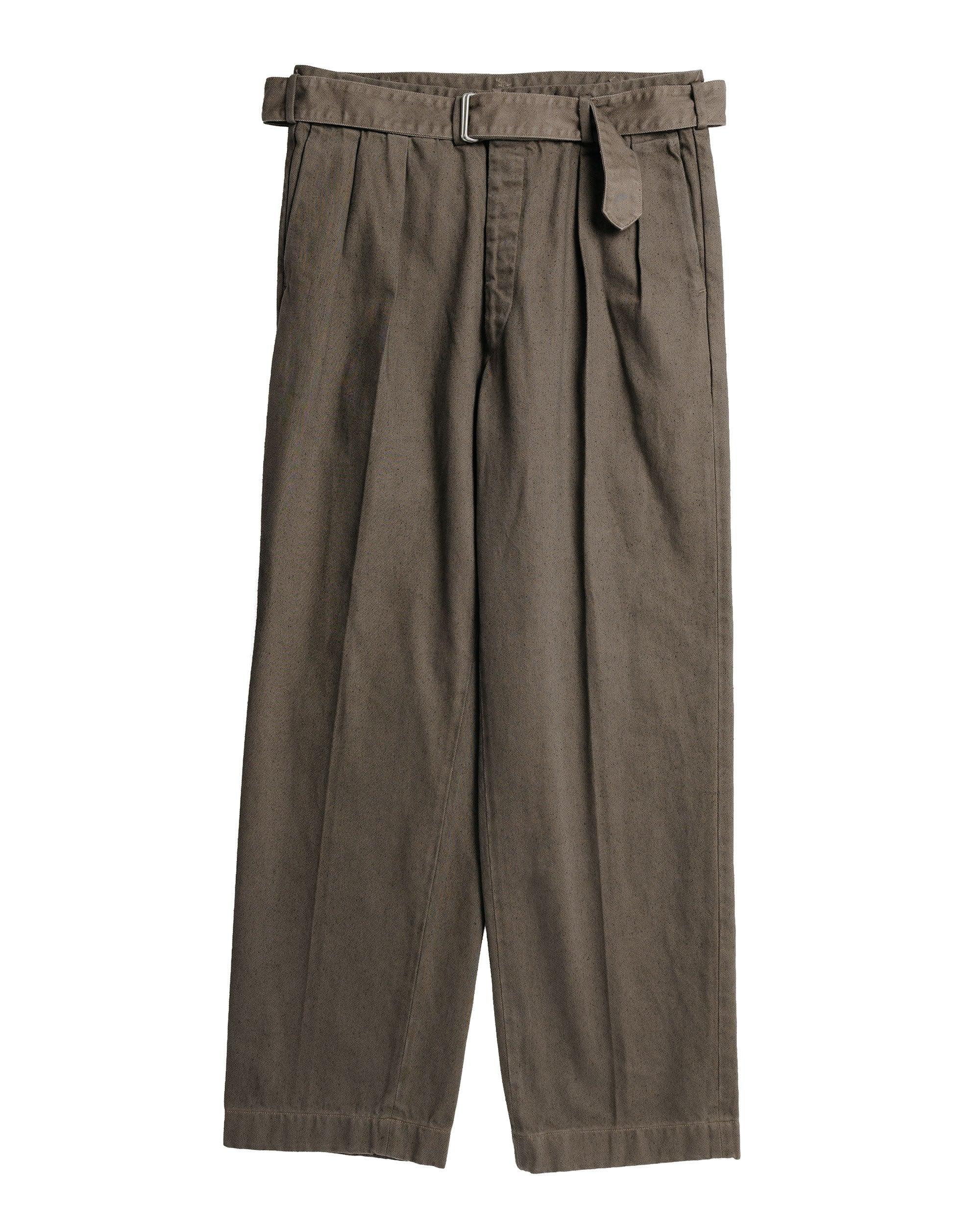 Dyed Denim Riviera Pants Cub Brown