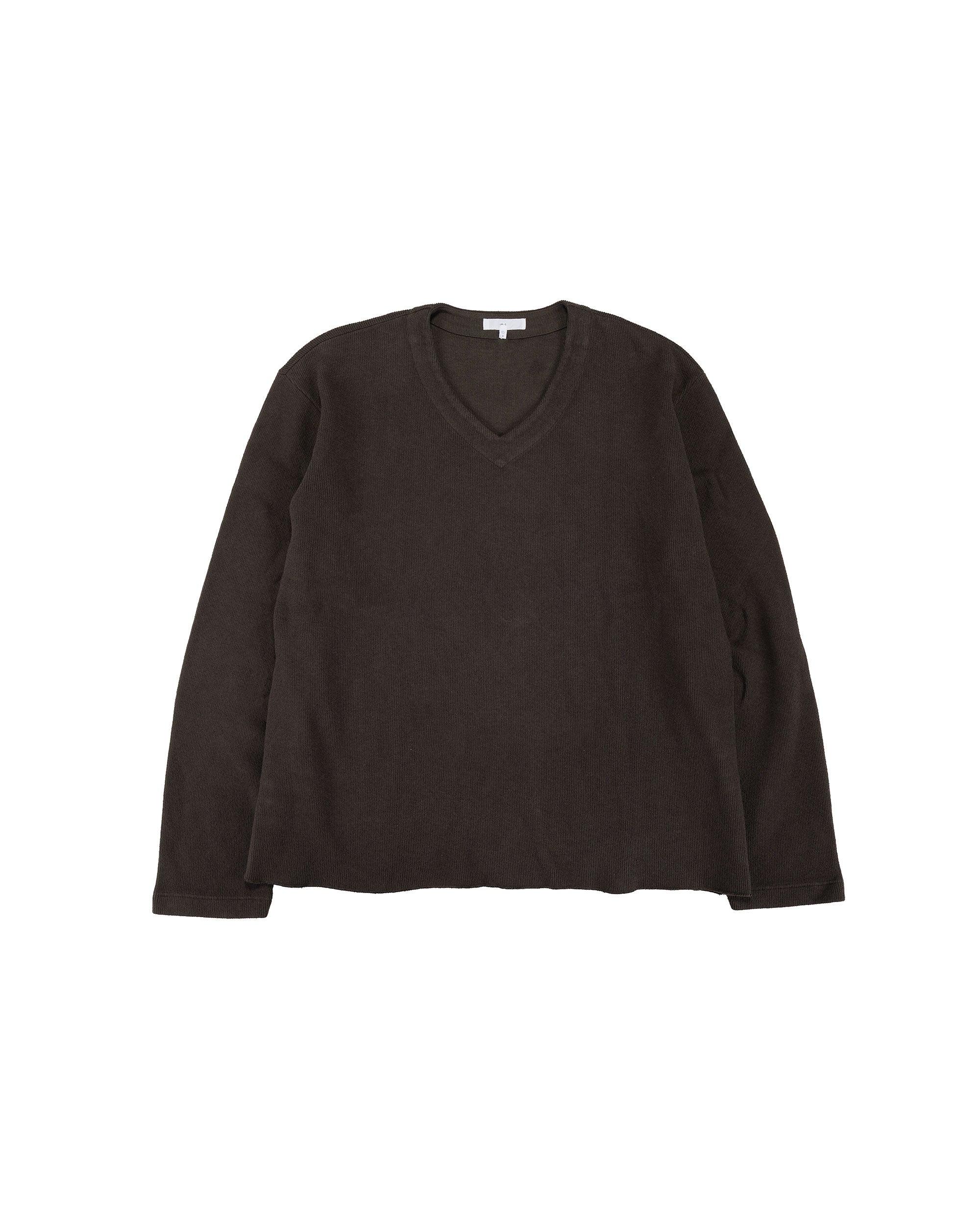 Cropped V-Neck Sweater Timber