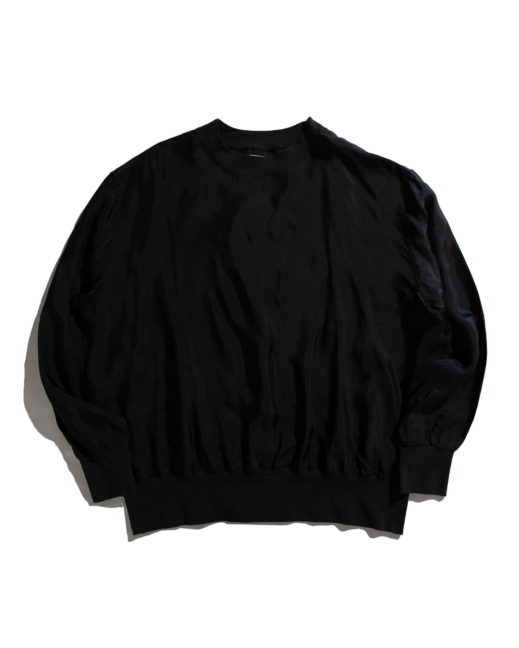 Cupro Pullover Black