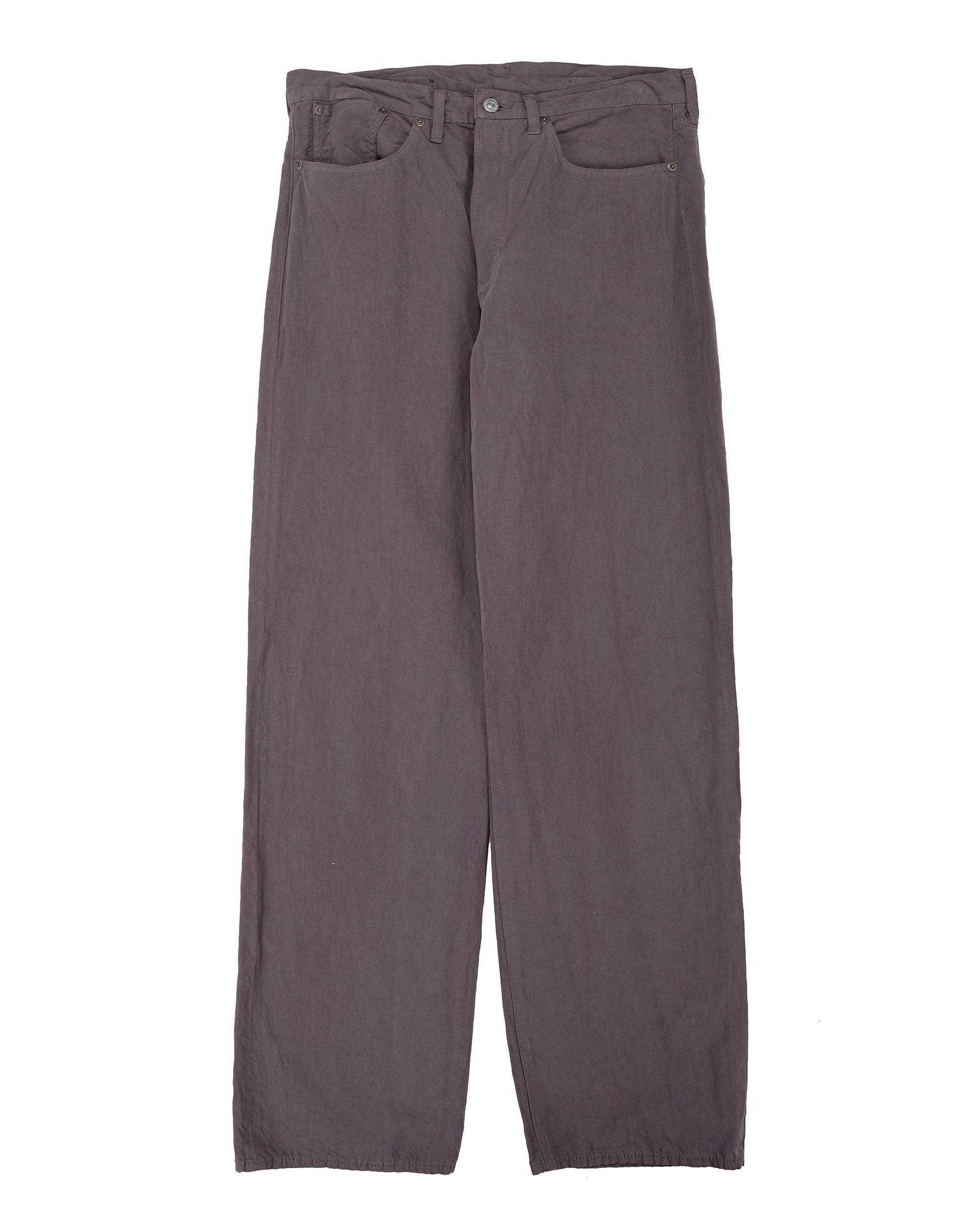 KAPTAIN SUNSHINE Cotton Linen Pants Dust Grey