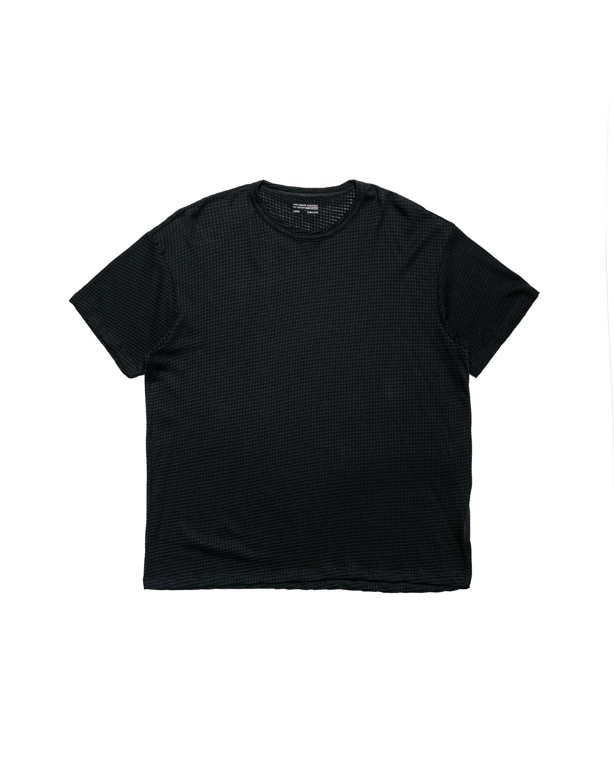 Sheer Gauze T-Shirt Black