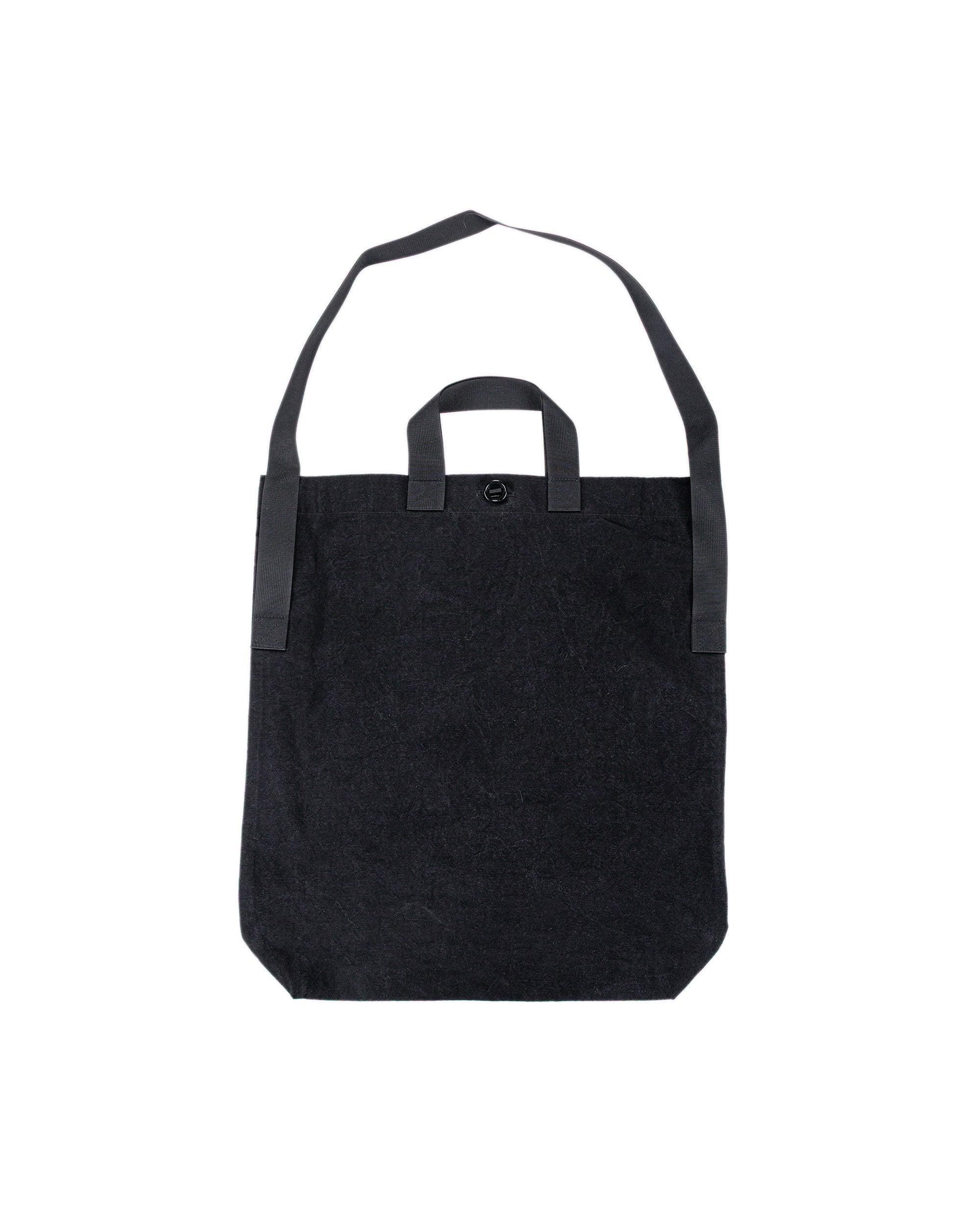 R0B1 'Multi Handle Tote' Black Wax
