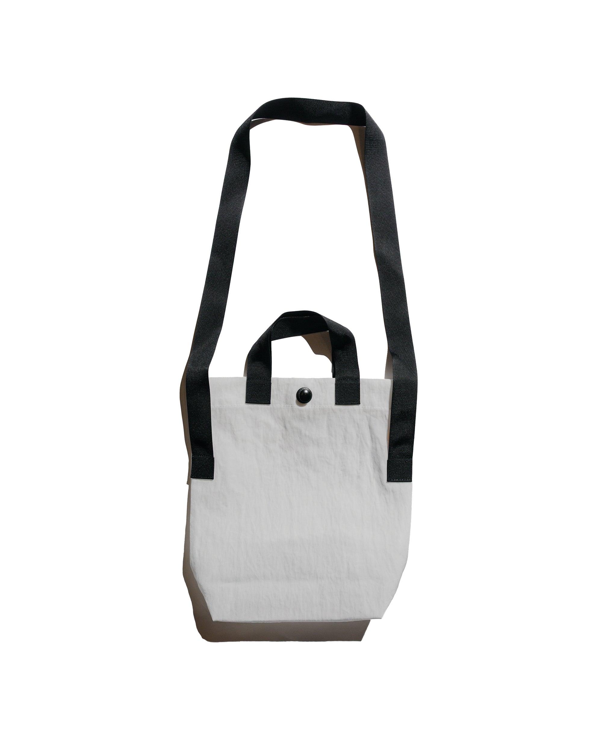 R19 Bag-4 Mini Tote White Nylon