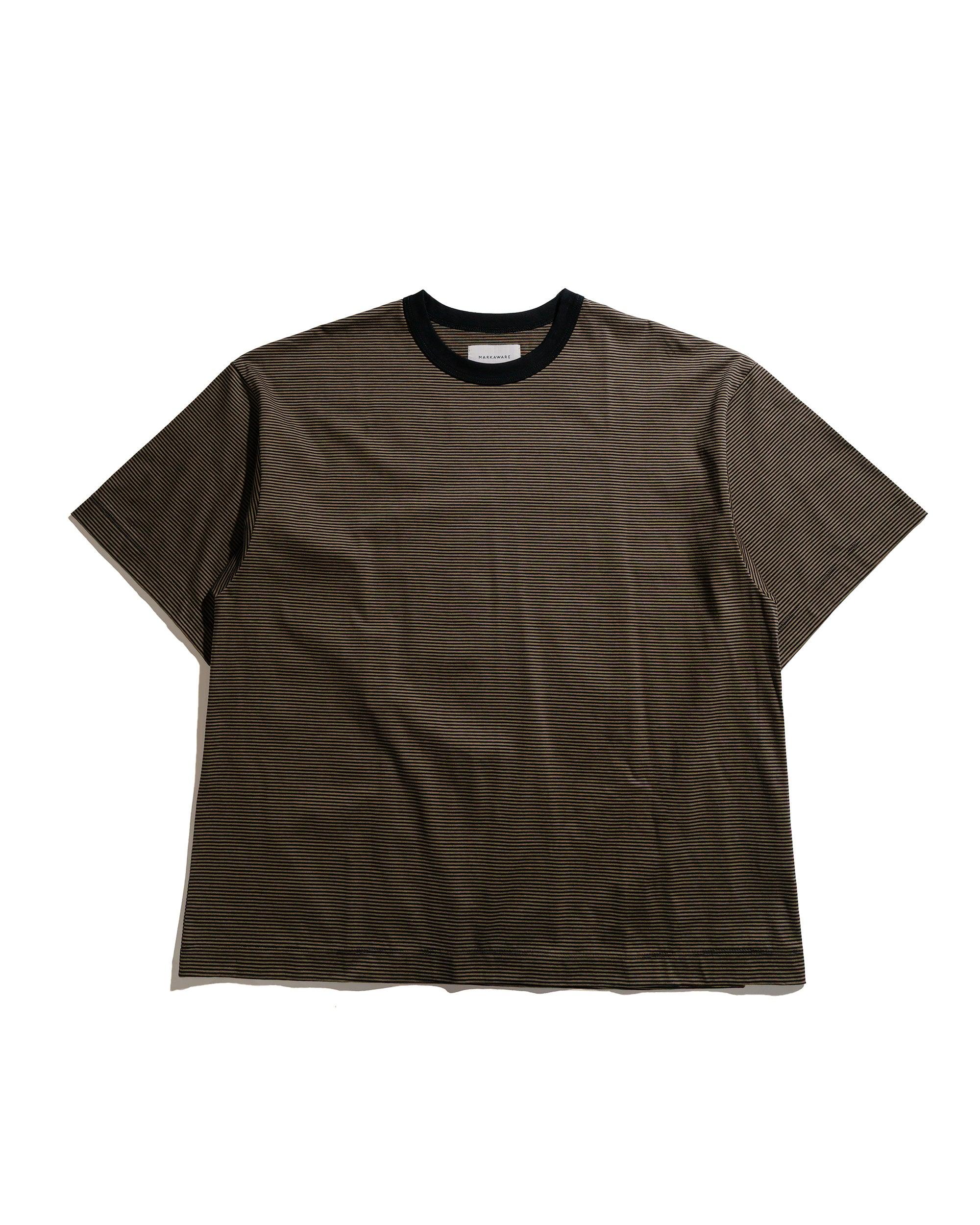 Comfort Fit Tee Organic Supima Border Olive
