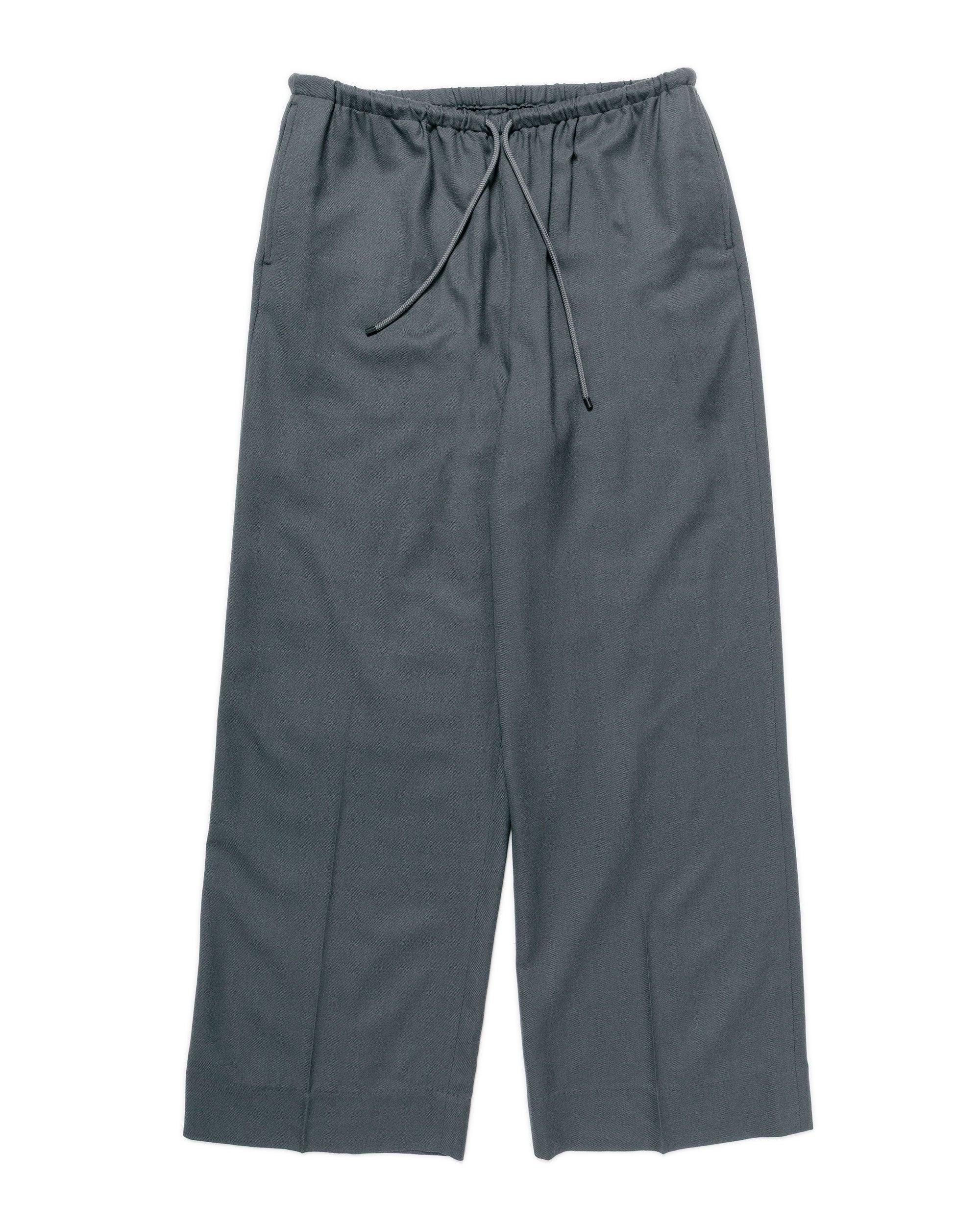 Pajamas Pants 2/80 Organic Wool Viyella Forest Grey
