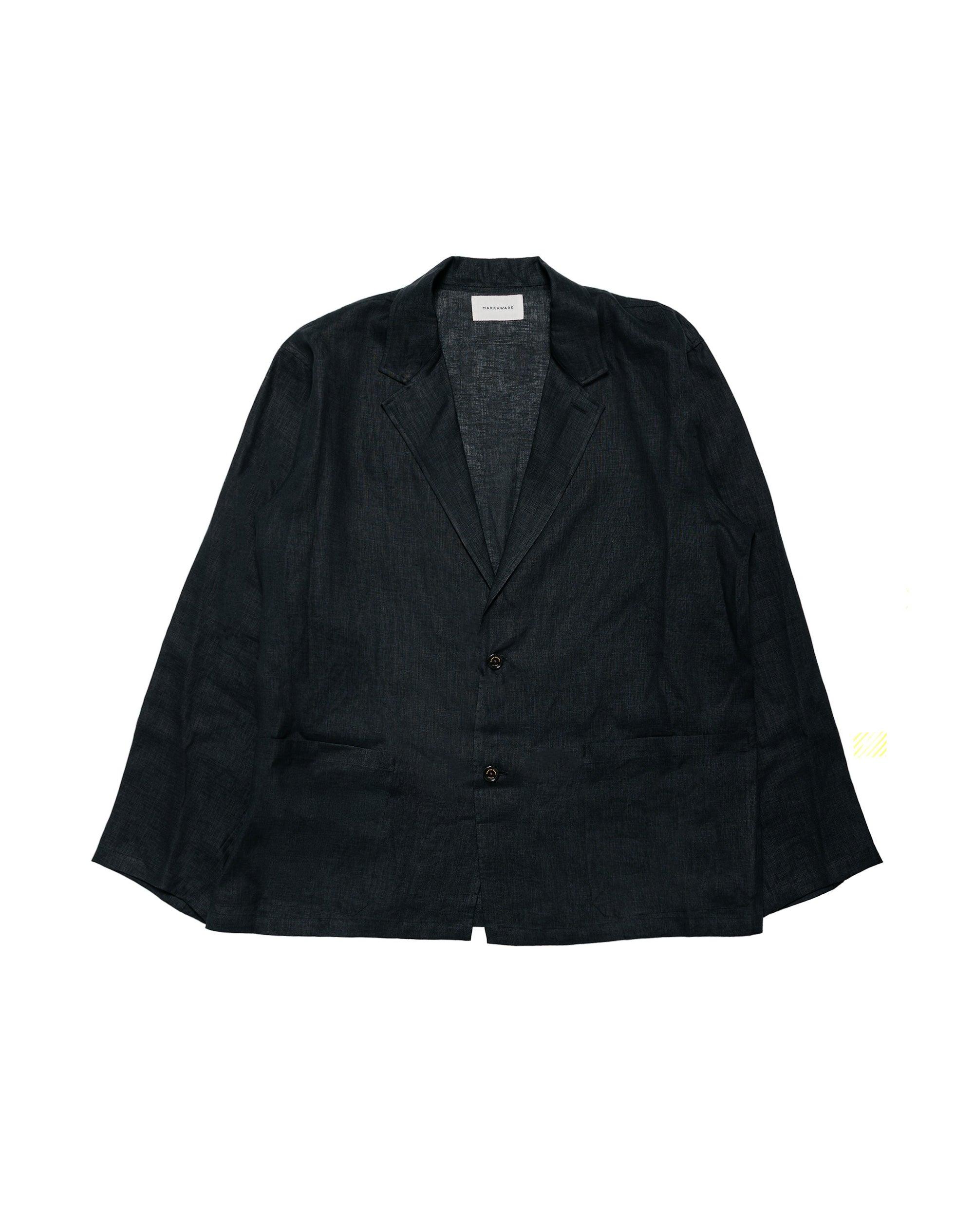 Shirt Jacket Hemp Shirting Black