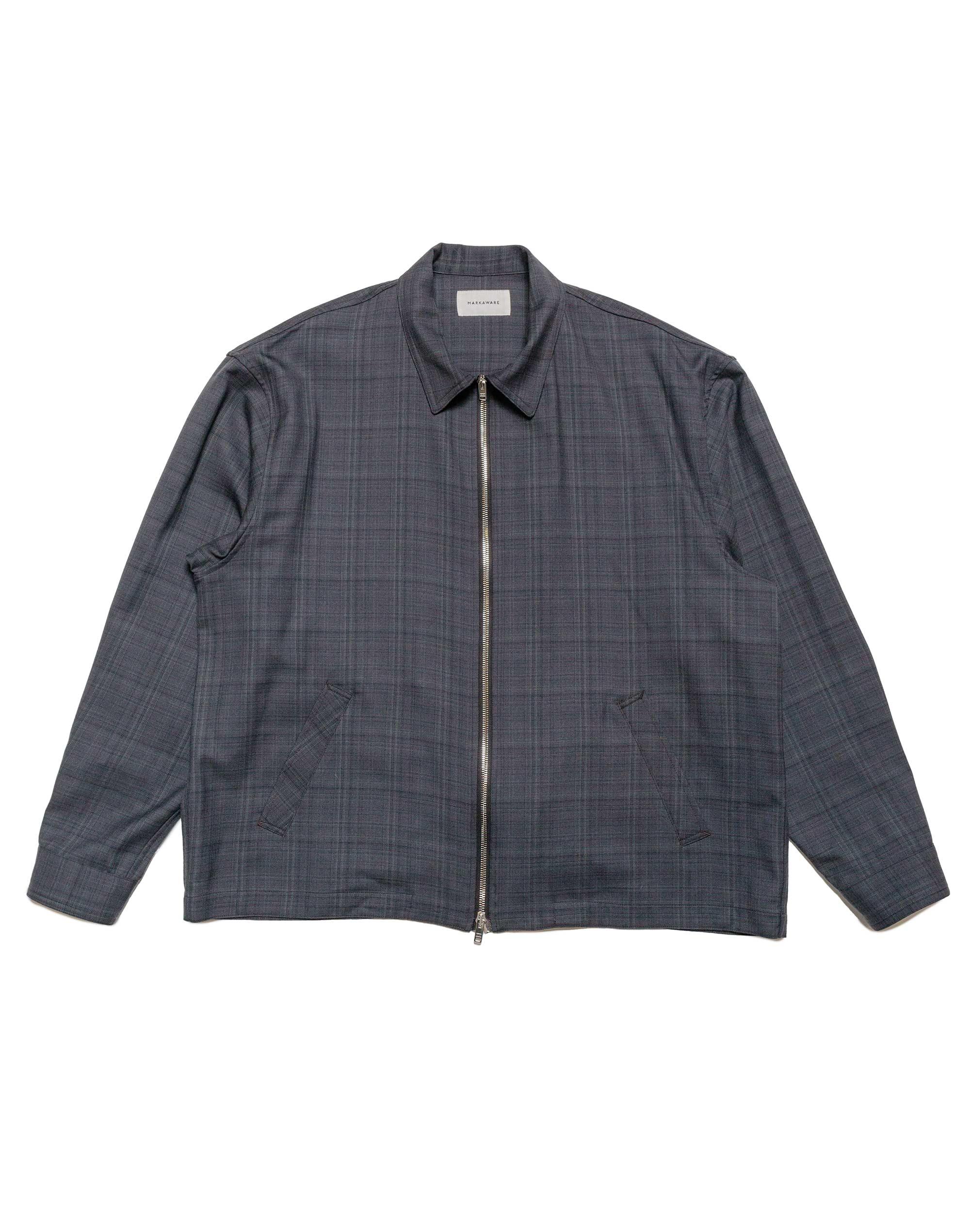 Sports Jacket 2/80 Organic Wool Check Viyella Charcoal Check