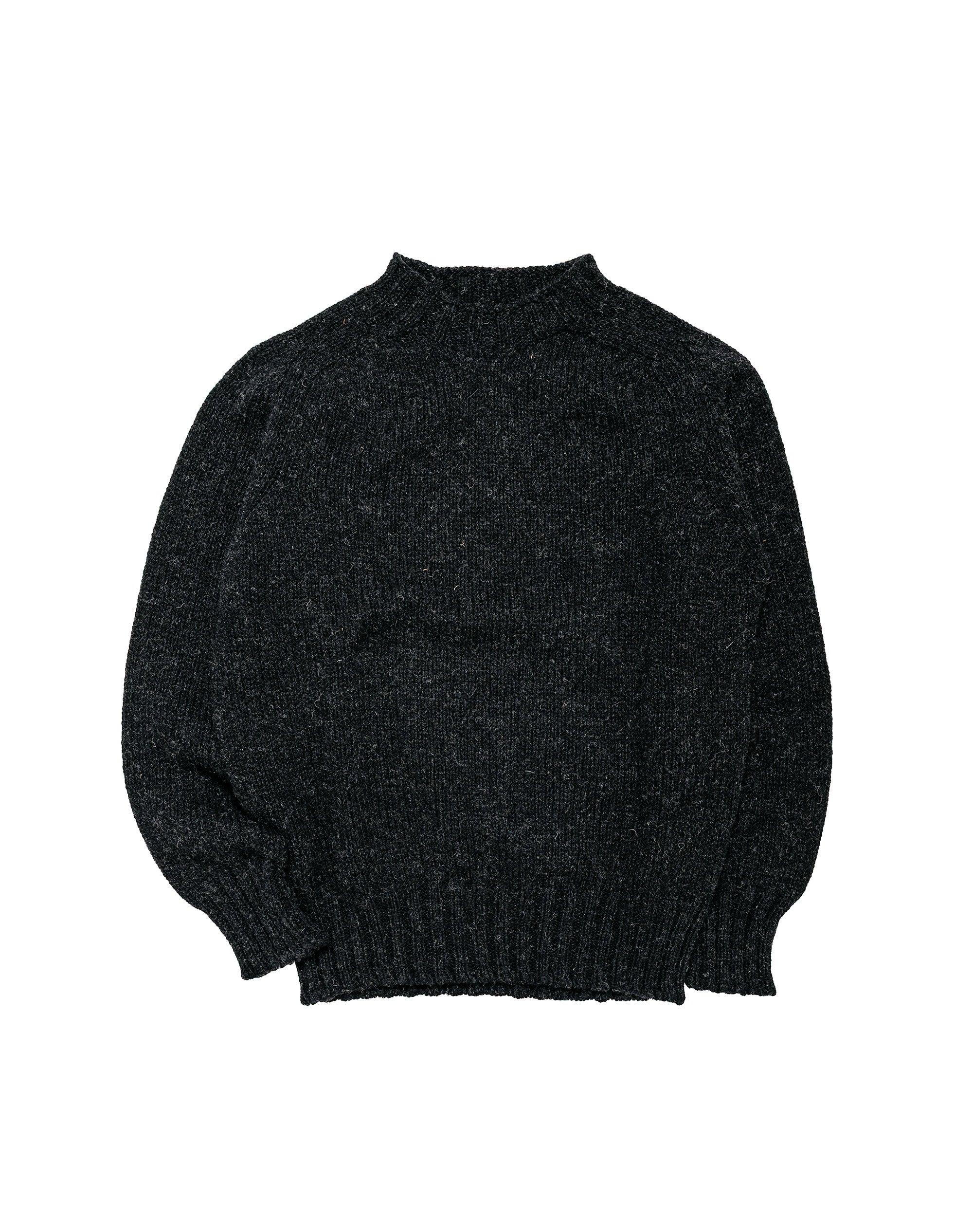 MHL Chunky Seamless Crew Neck Rustic Wool Pewter