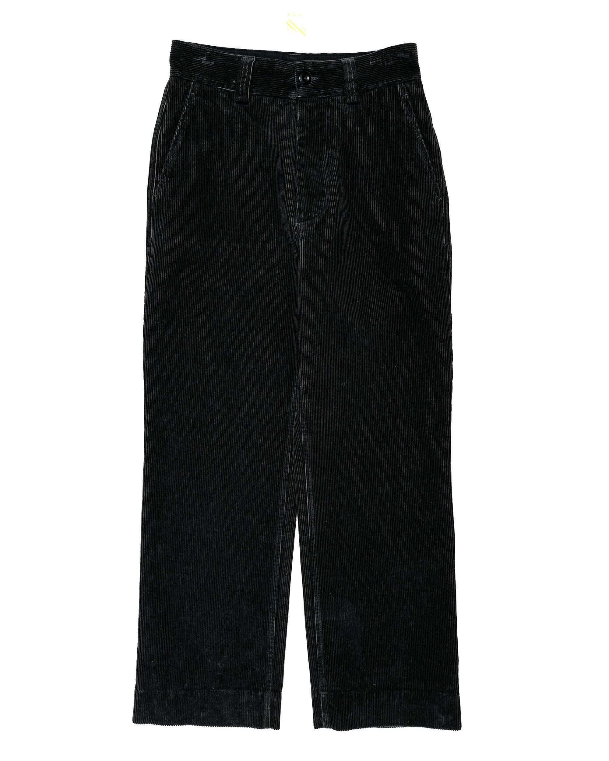 MHL Simple Trousers 8 Wale Cotton Corduroy Slate