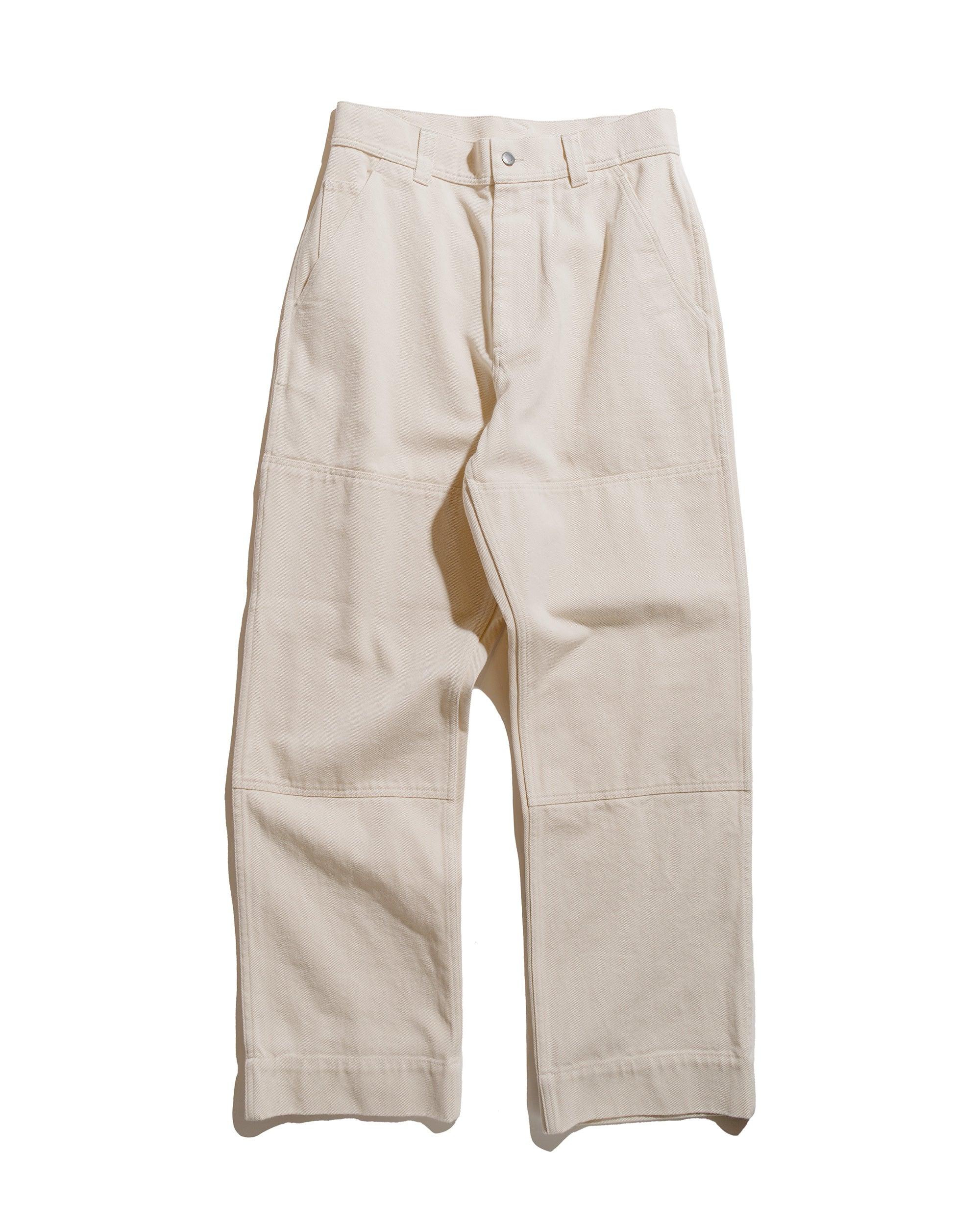 MHL Tool Pocket Trousers Natural Cotton Denim Natural