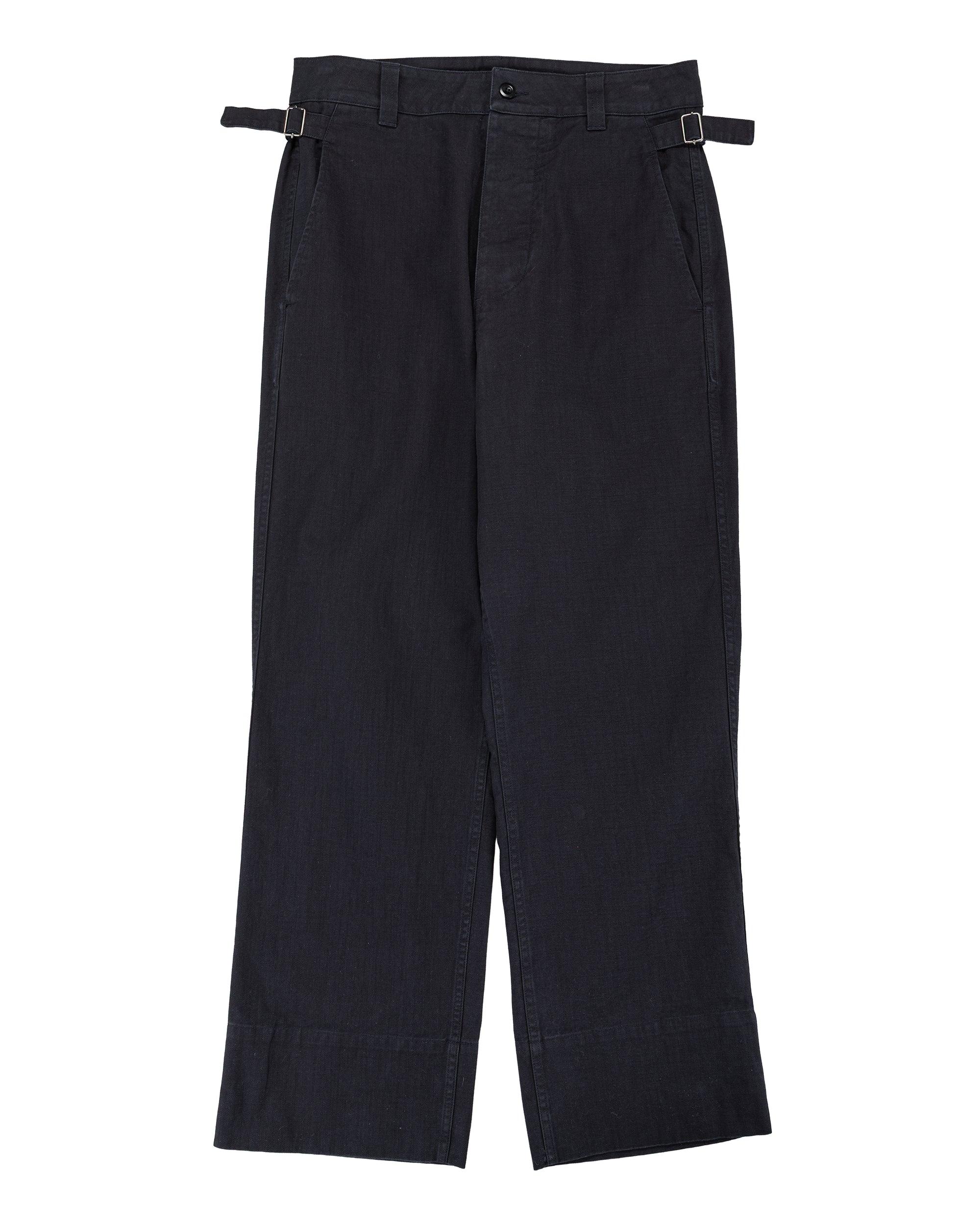 MHL Waist Tab Chino Indigo Twill Indigo