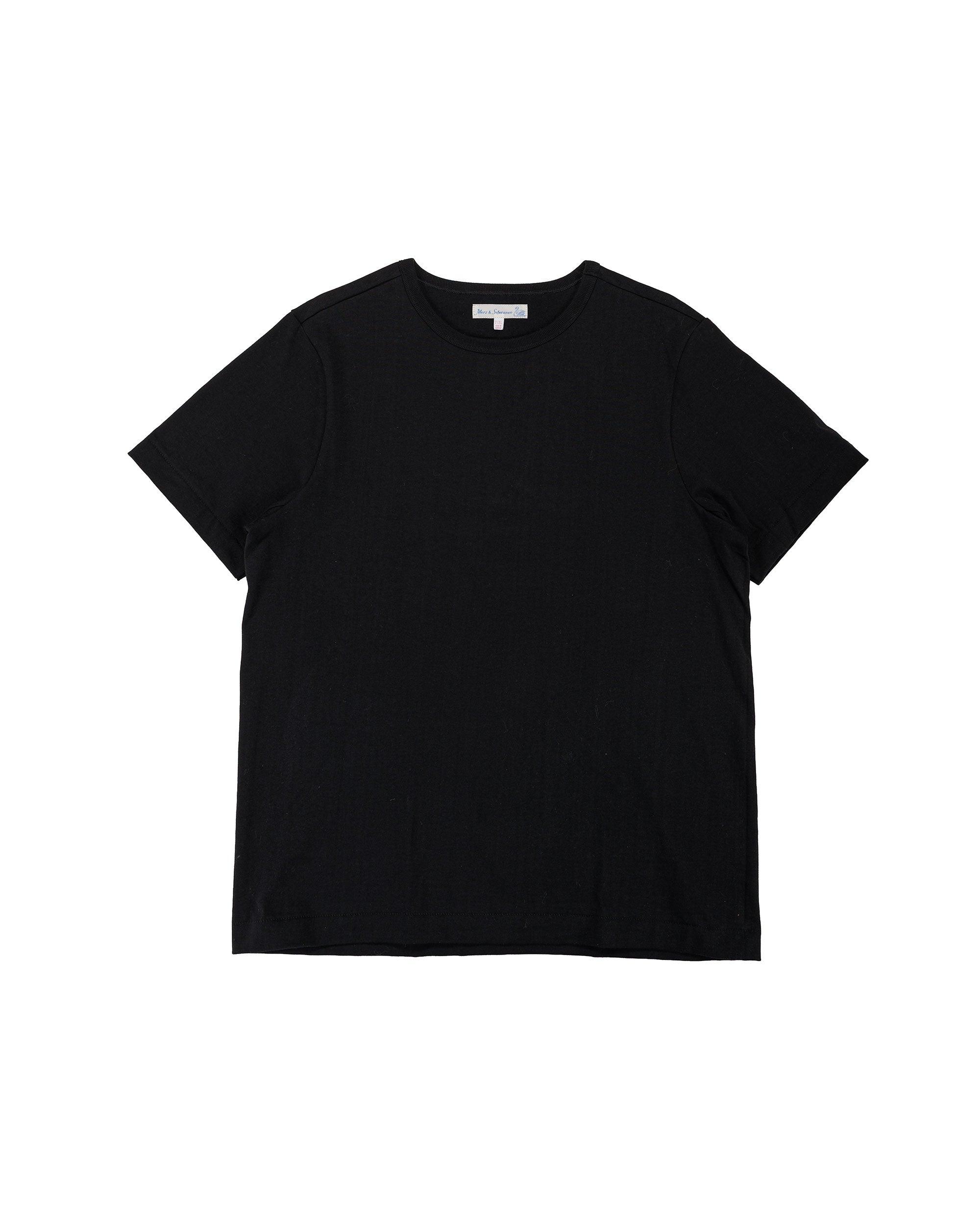 215 Loopwheeled T-Shirt Deep Black