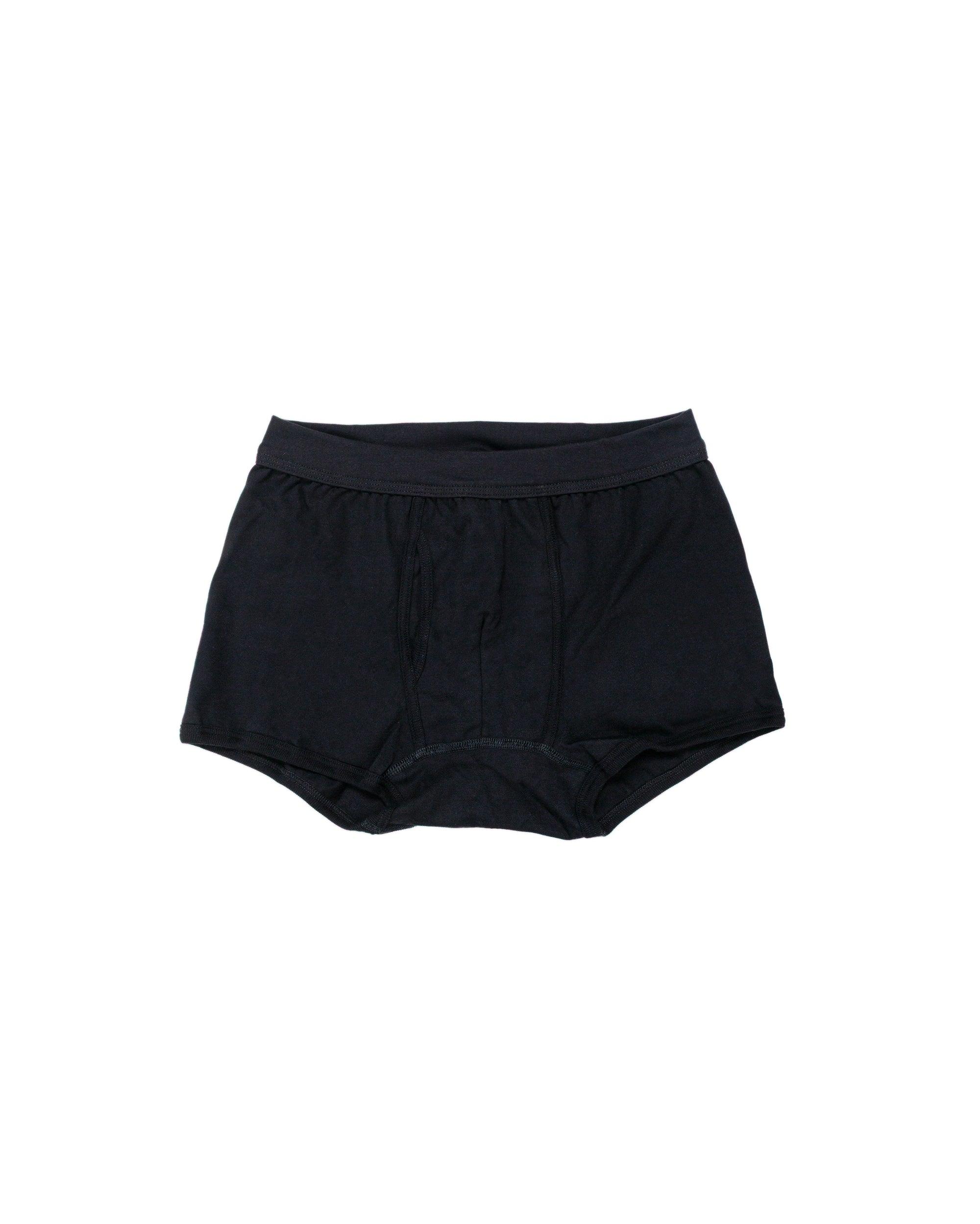 254 Loopwheel Boxer Brief Deep Black