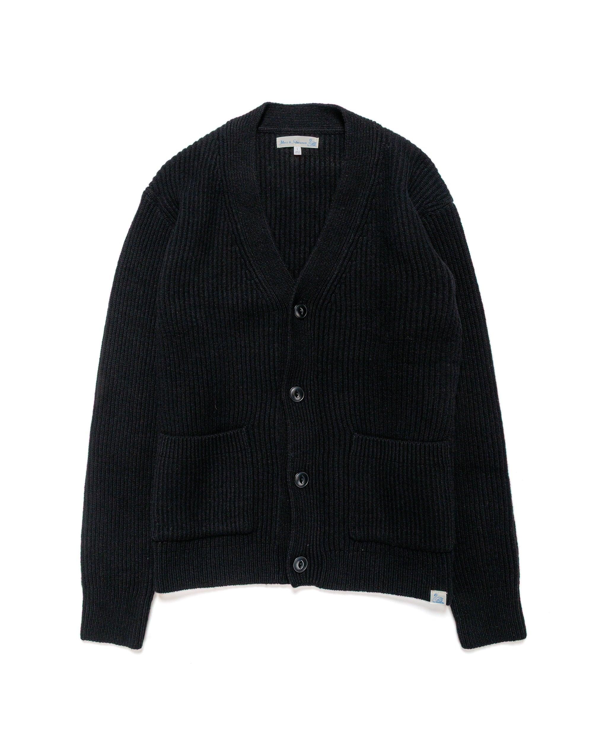 LOCG02 Cardigan Deep Black