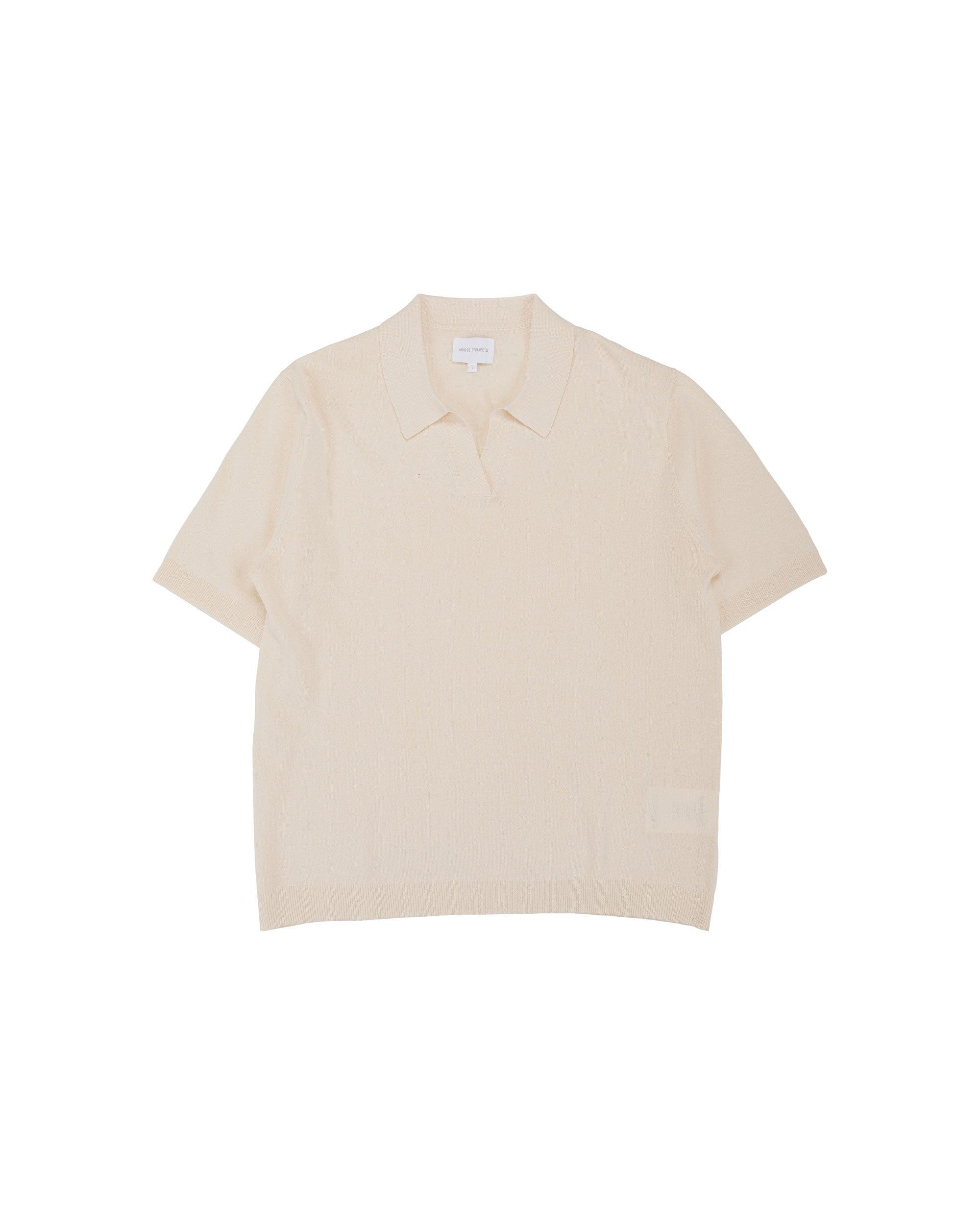 Anholt Cotton Paper Polo Natural Ecru
