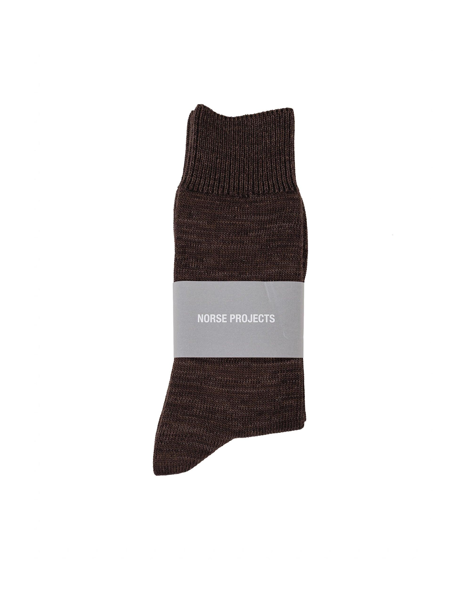Bykle Heavy Cotton Twist Sock Delicioso Brown