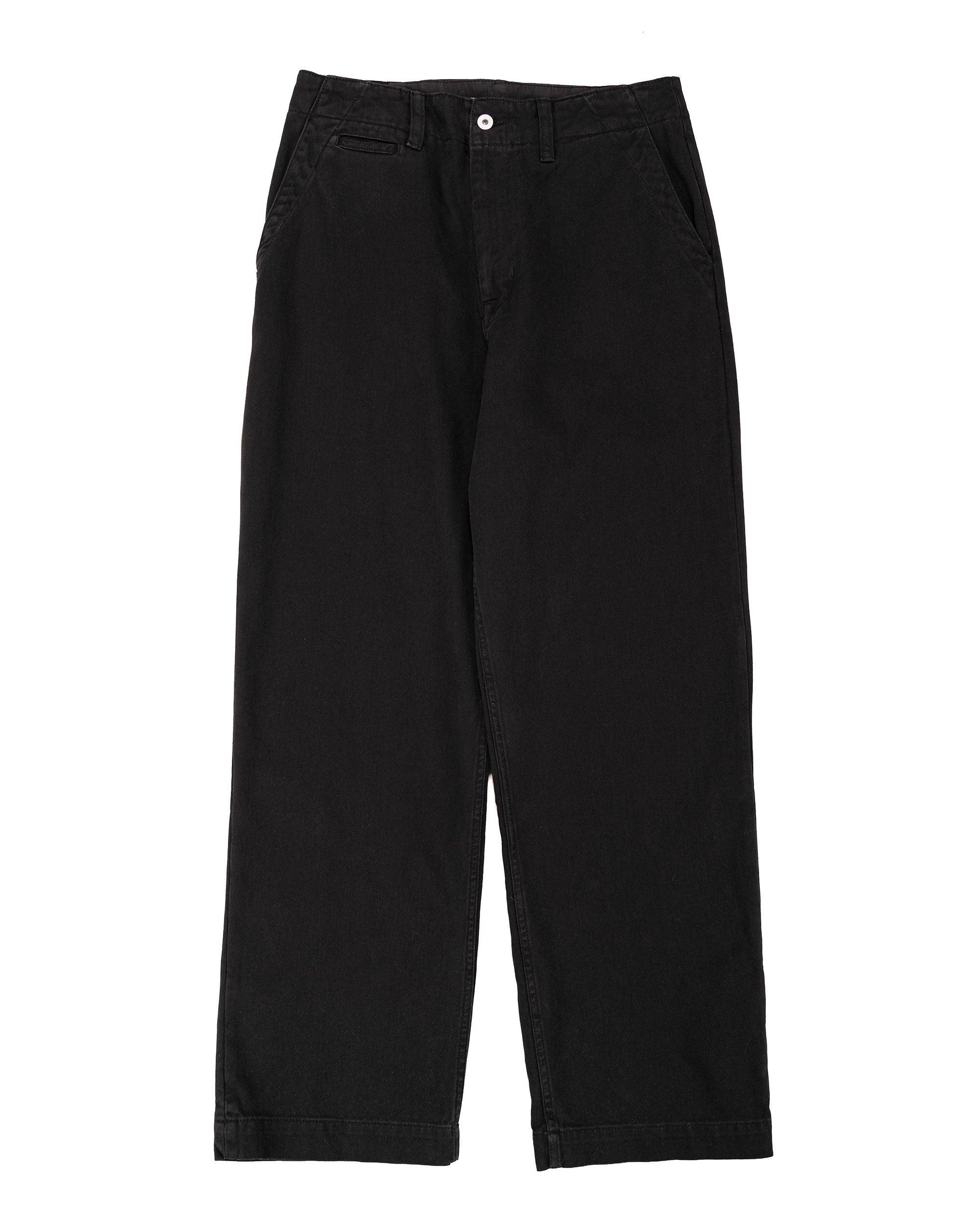 Hengifoss High Waist Heavy Twill Trouser Black