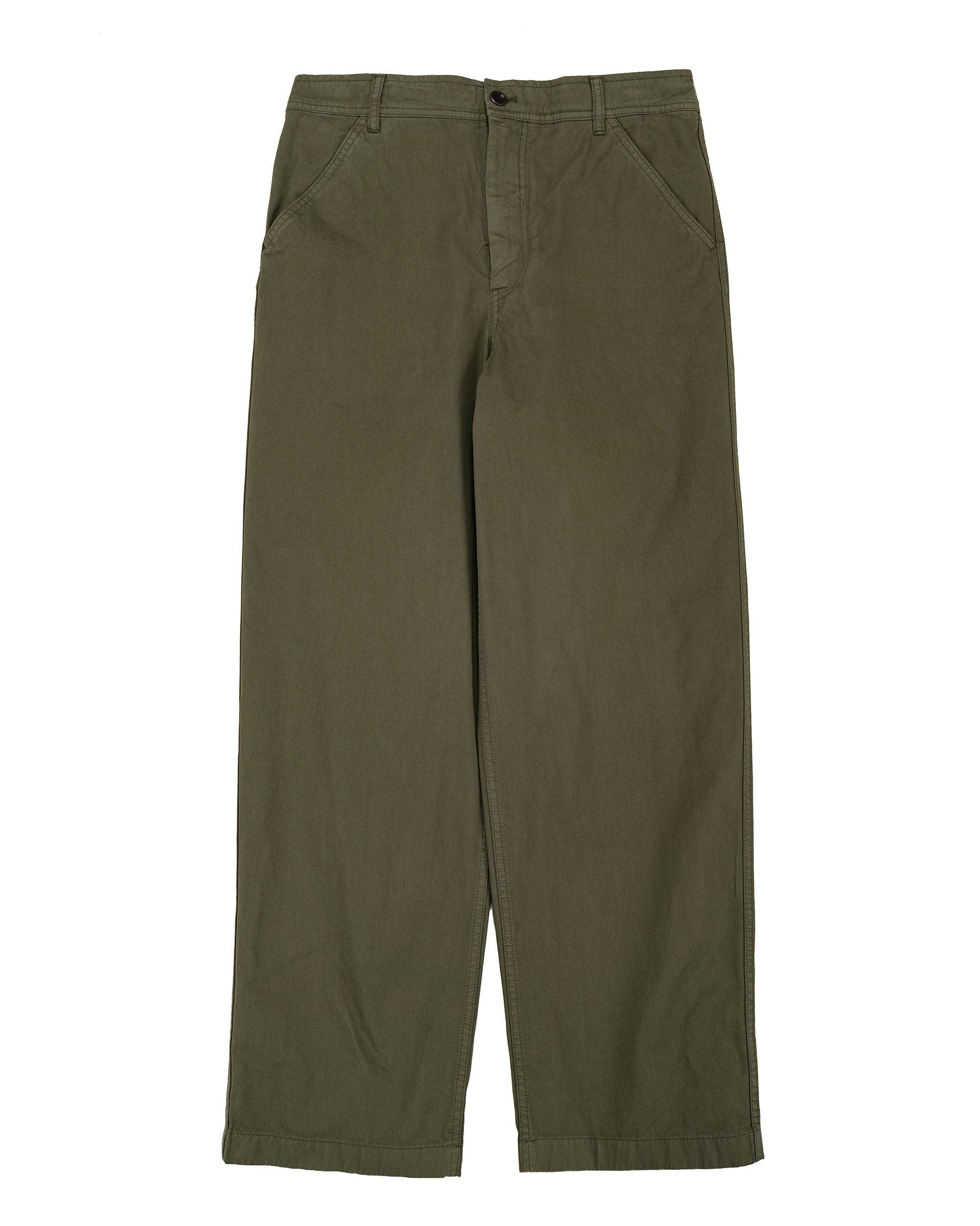 Kvitfjell Relaxed Cotton Twill Pant Olive Night