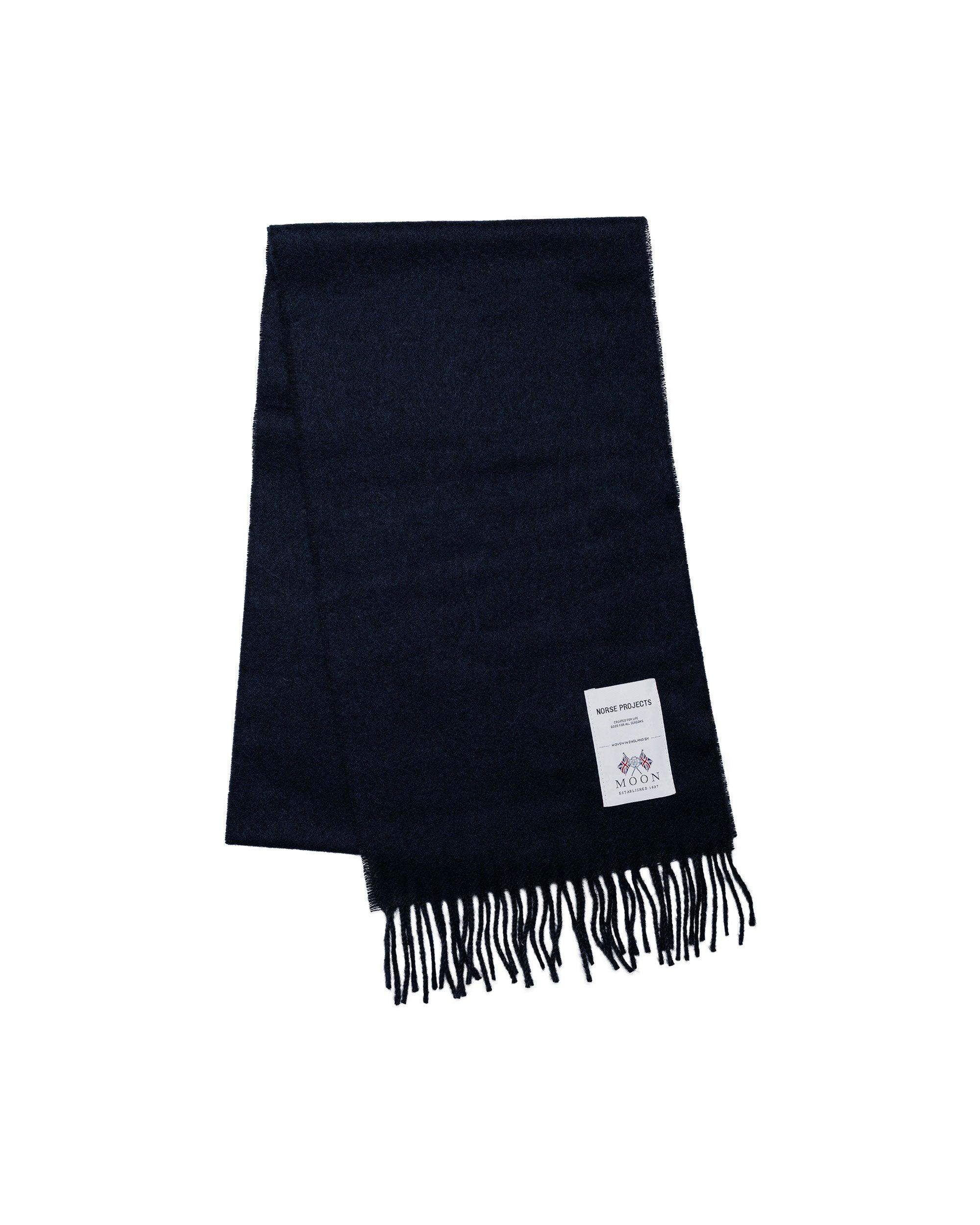 Moon Merino Lambswool Scarf Dark Navy