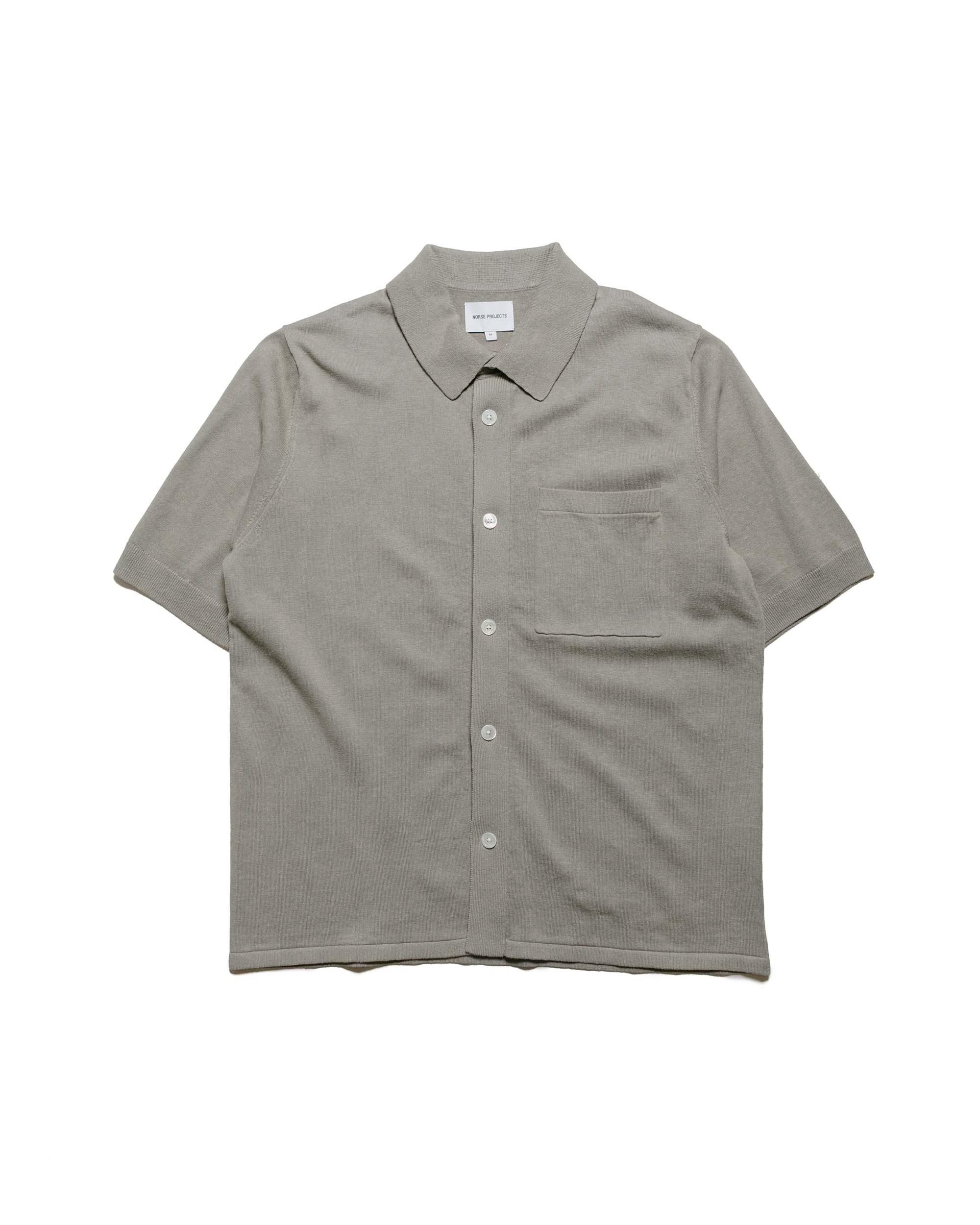 Rollo Cotton Linen SS Shirt Clay