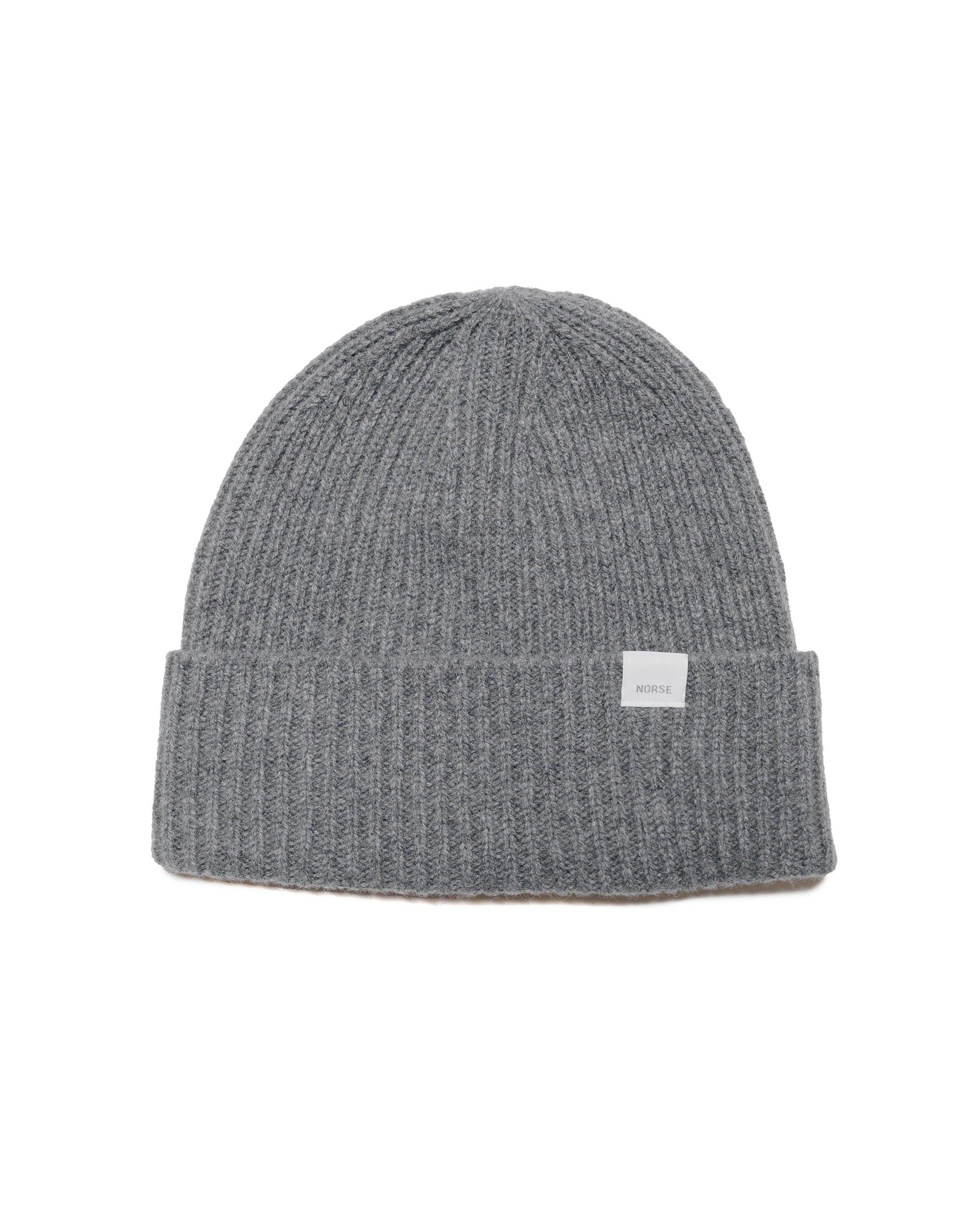 Standard Merino Lambswool Beanie Grey Melange