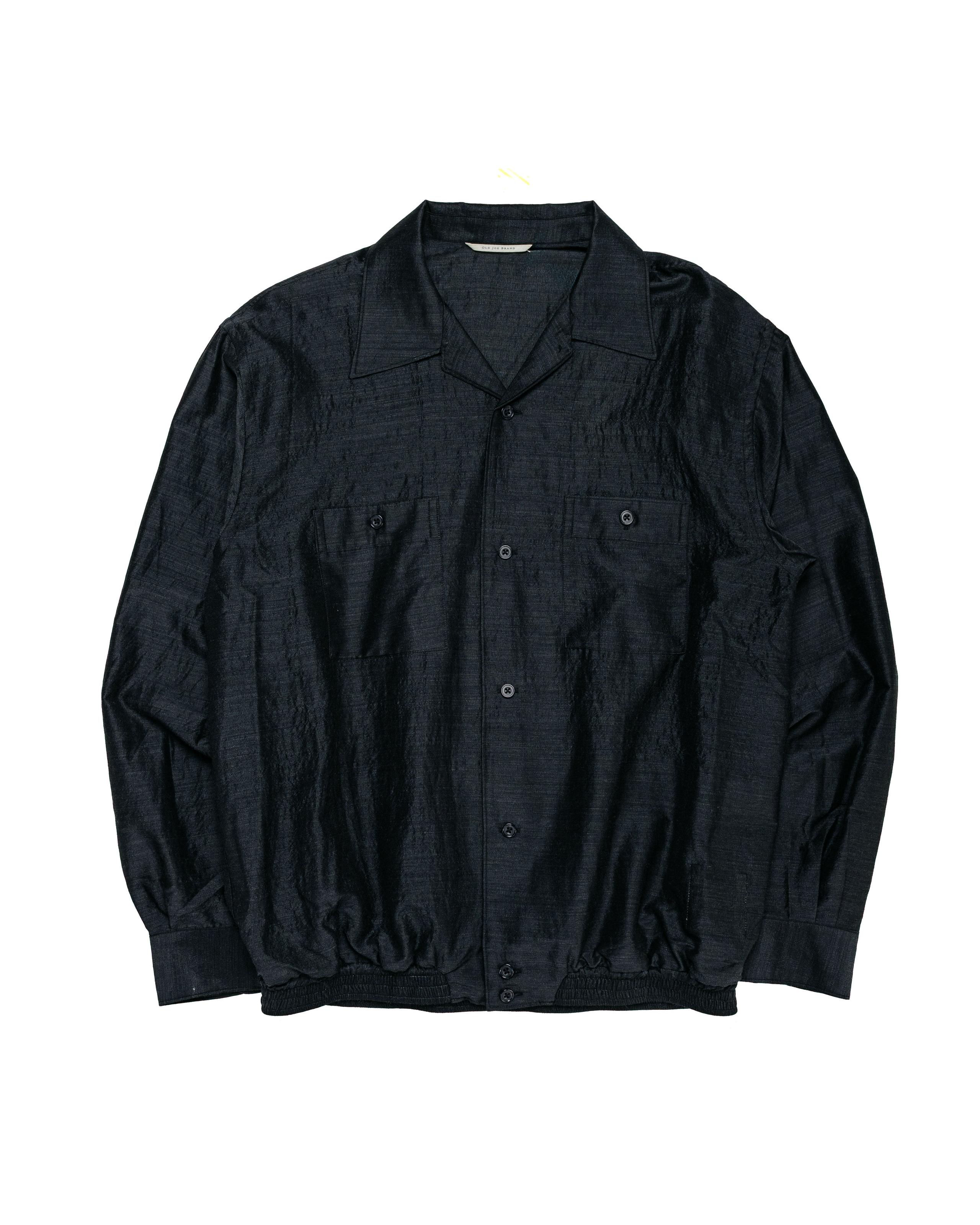 Gathered Waist Marlboro Shirts Long Sleeve Onyx