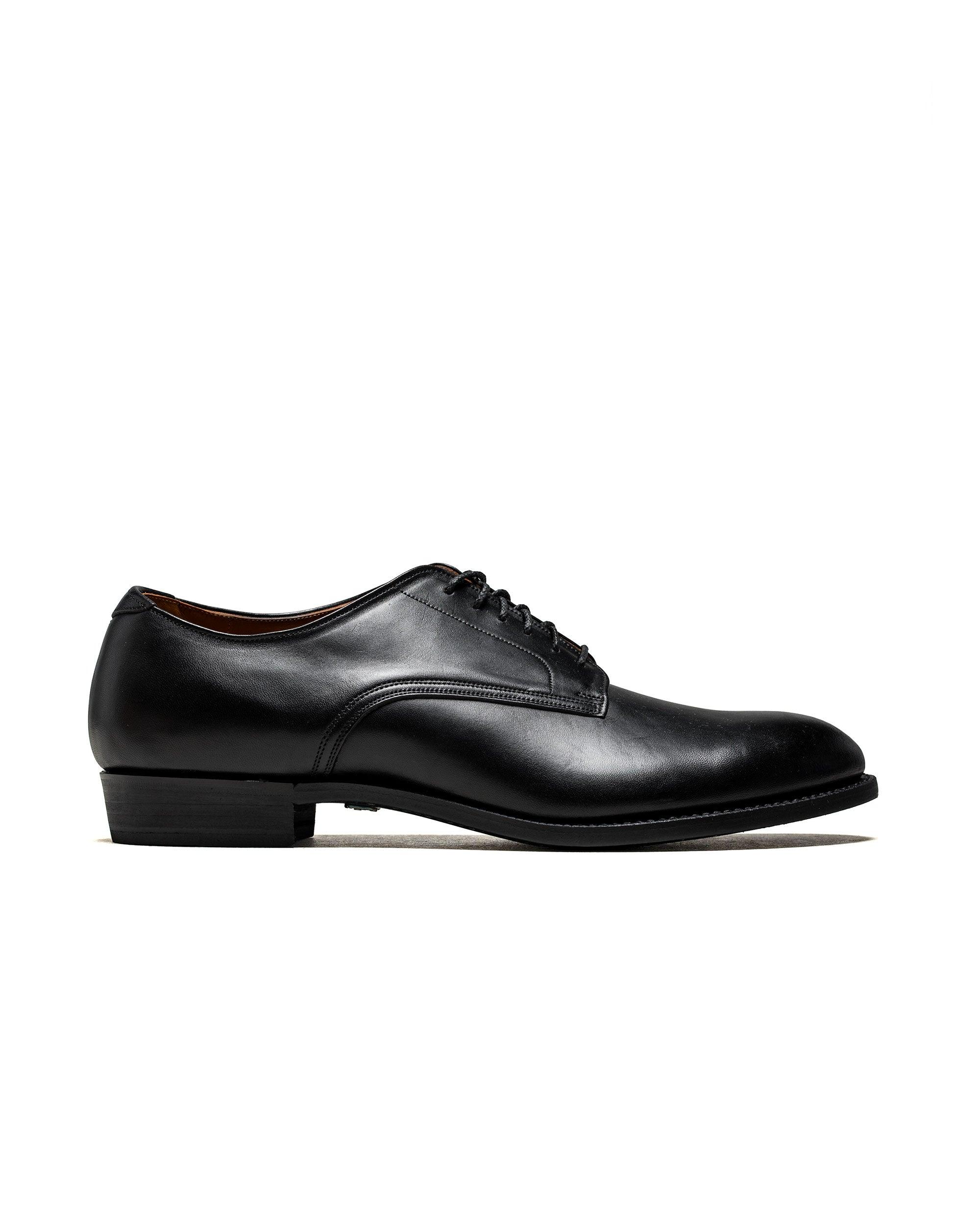 "The Officer" Stunning Leather Oxford Shoes Black Brown Horsebutt