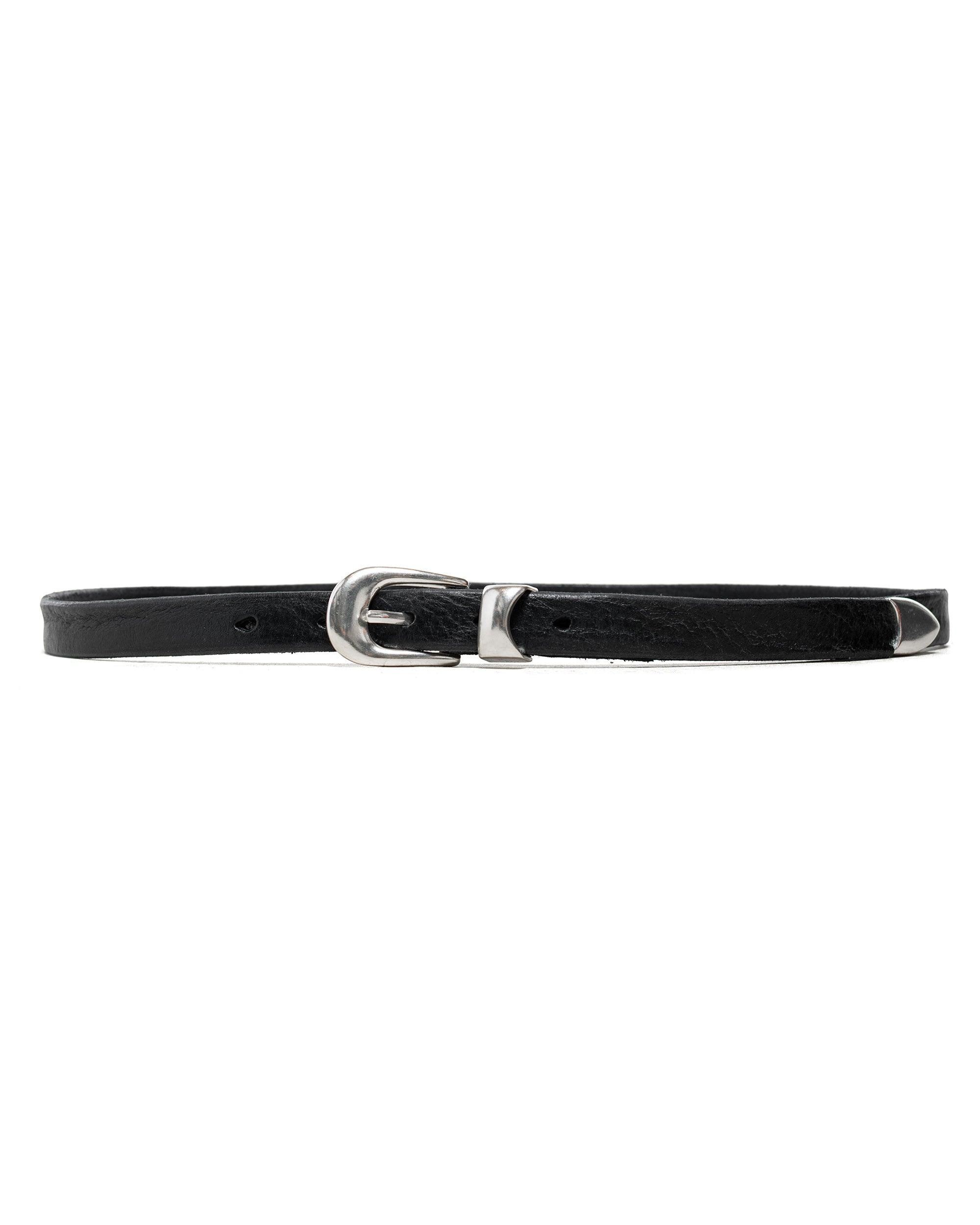 Belt 2CM Black Leather