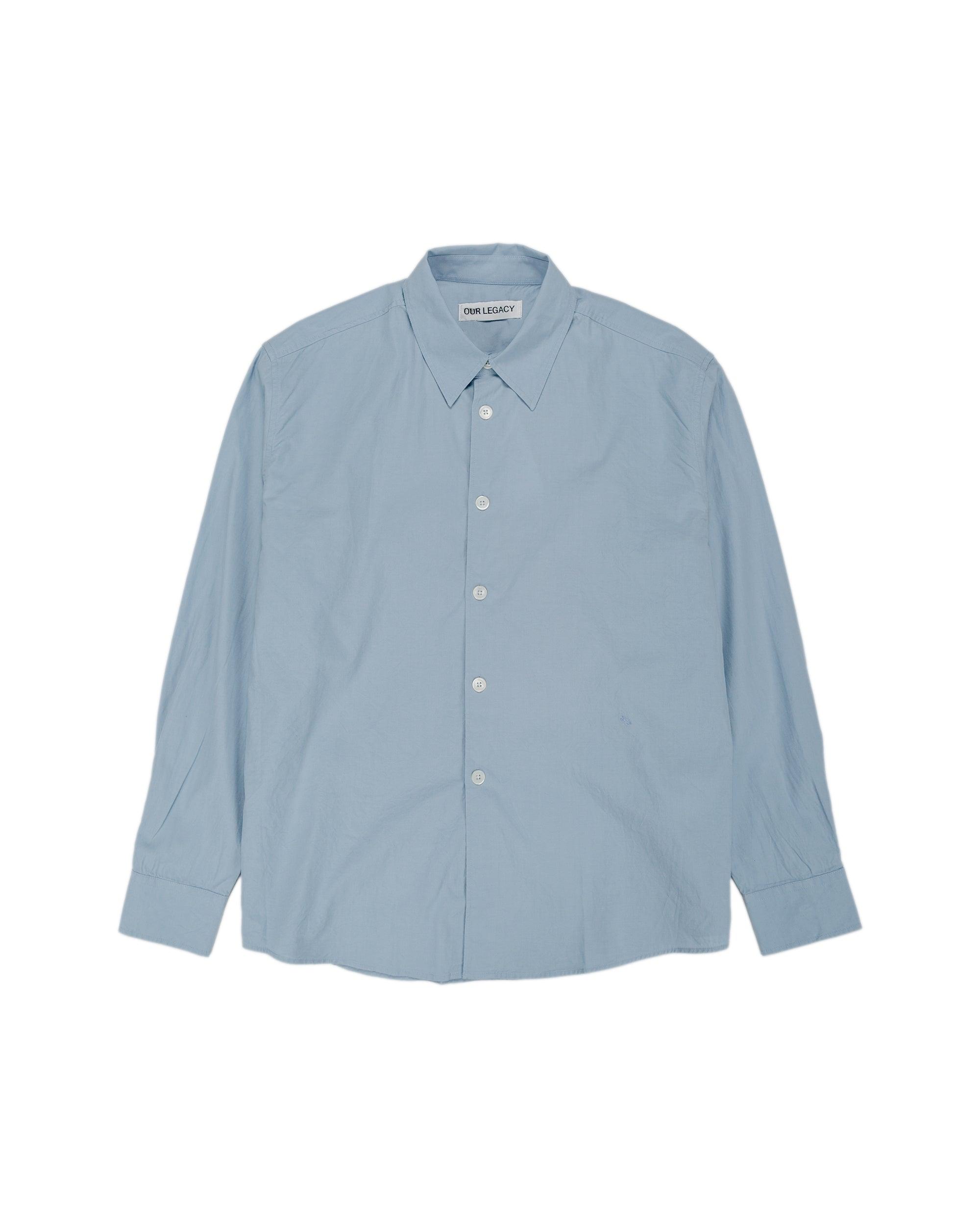 Beyond Shirt Powder Blue Liquid Poplin