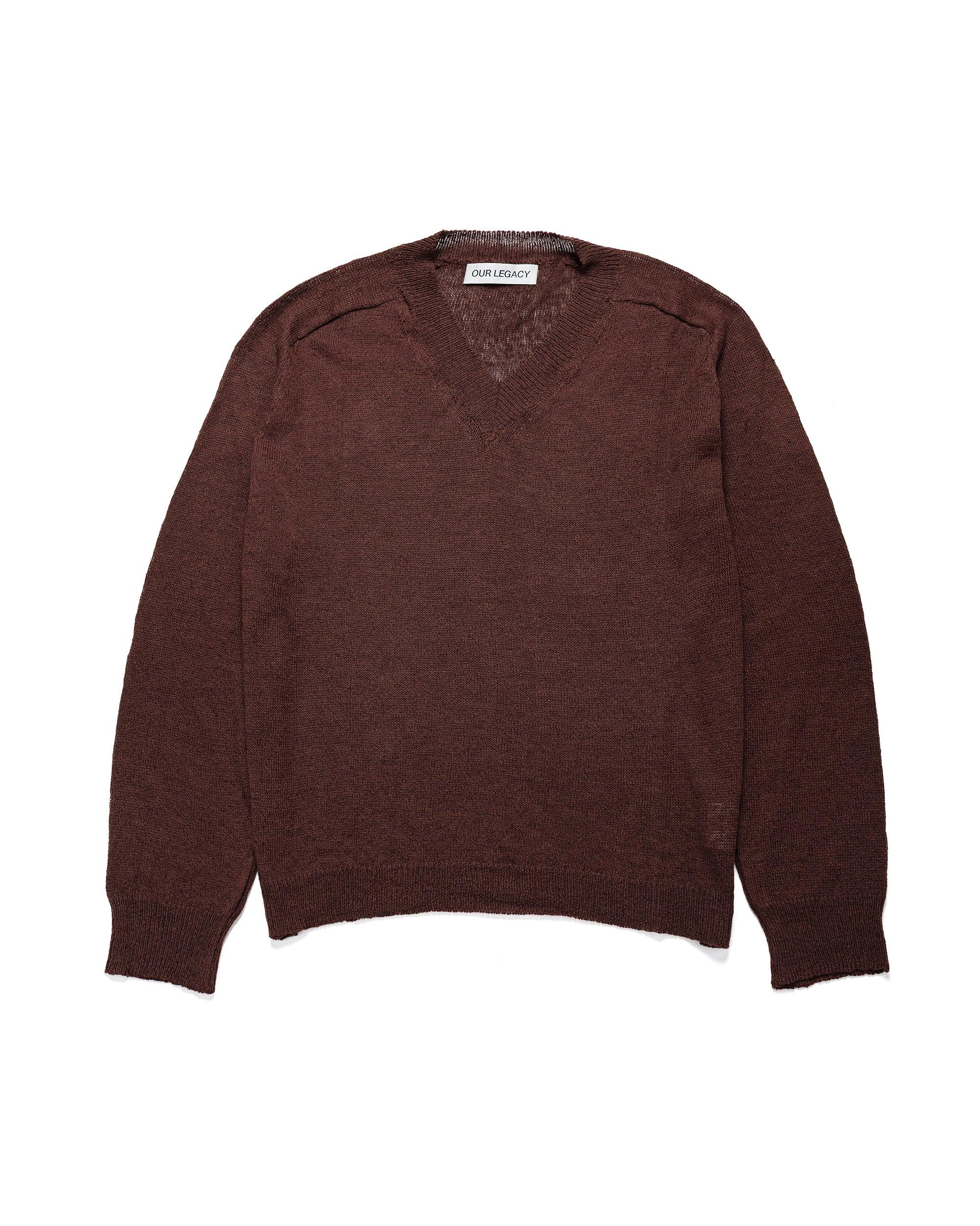 Rue V-Neck Cabernet Cyclone Linen