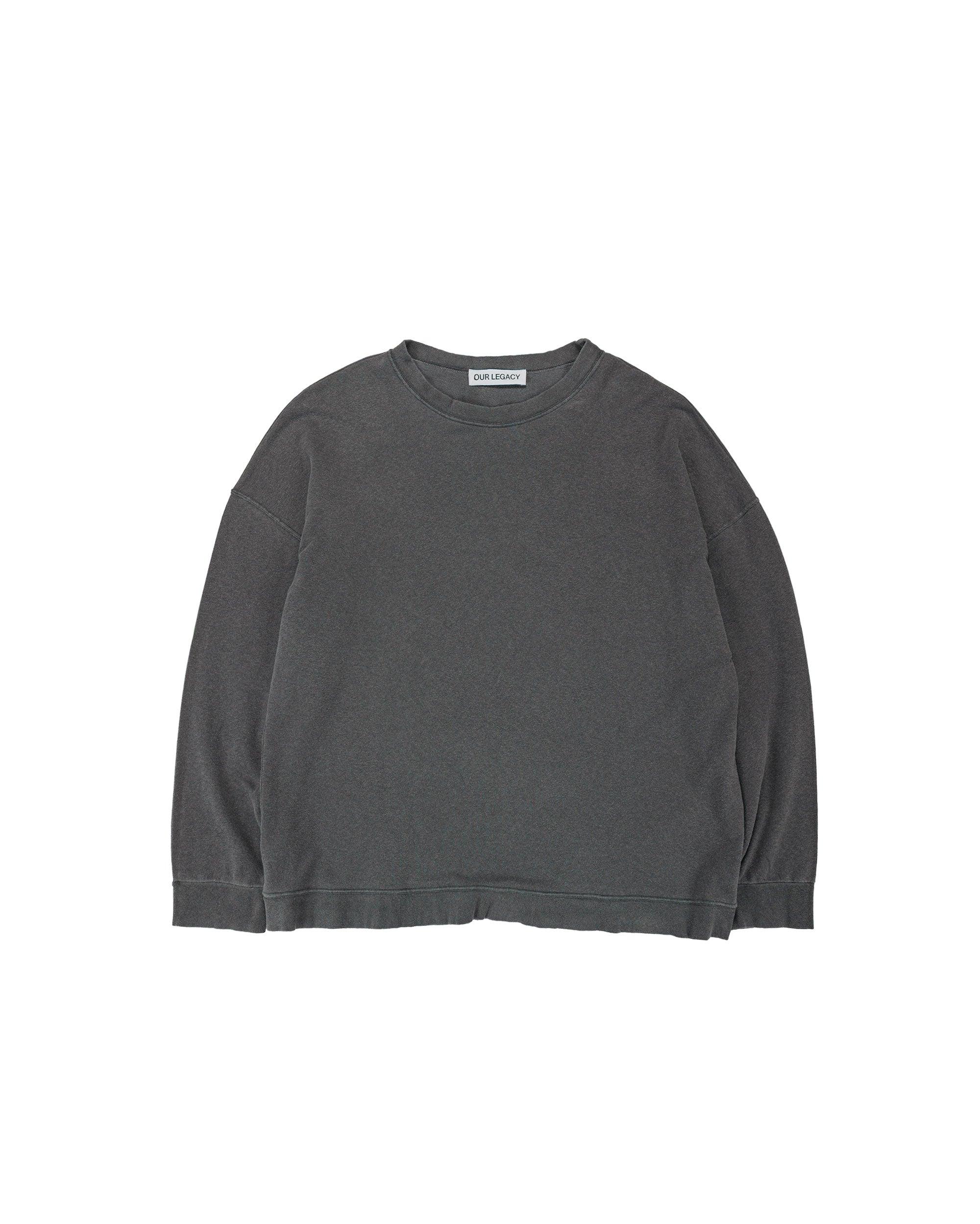 Slack Sweatshirt Washed Black Rogue Loopback