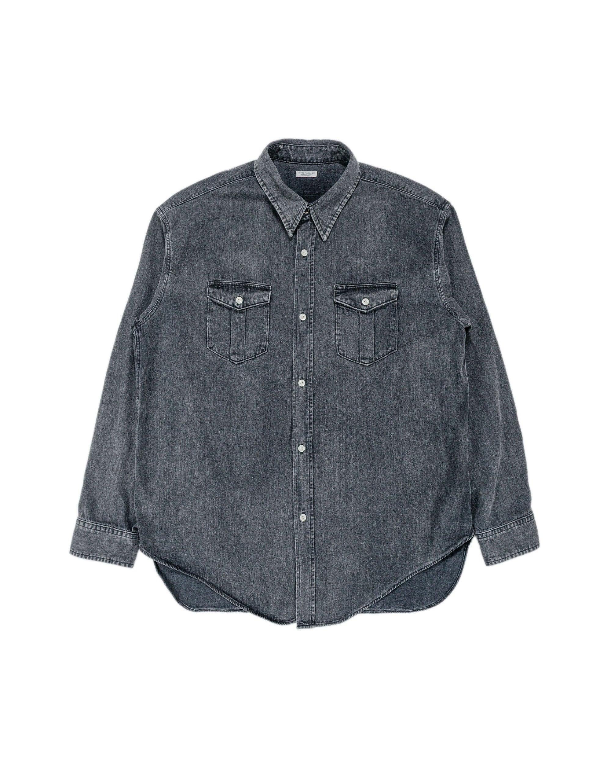 Denim Workaday Shirt Black (Fade)