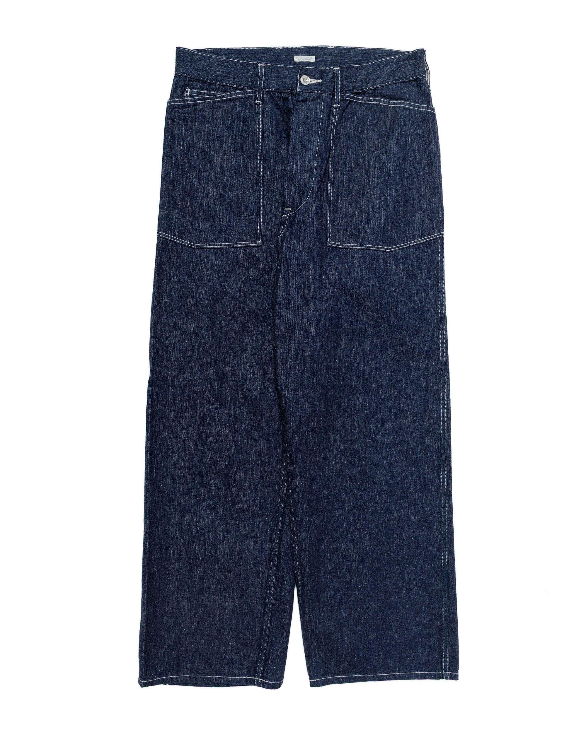 Mil Denim Fatigue Trousers Indigo