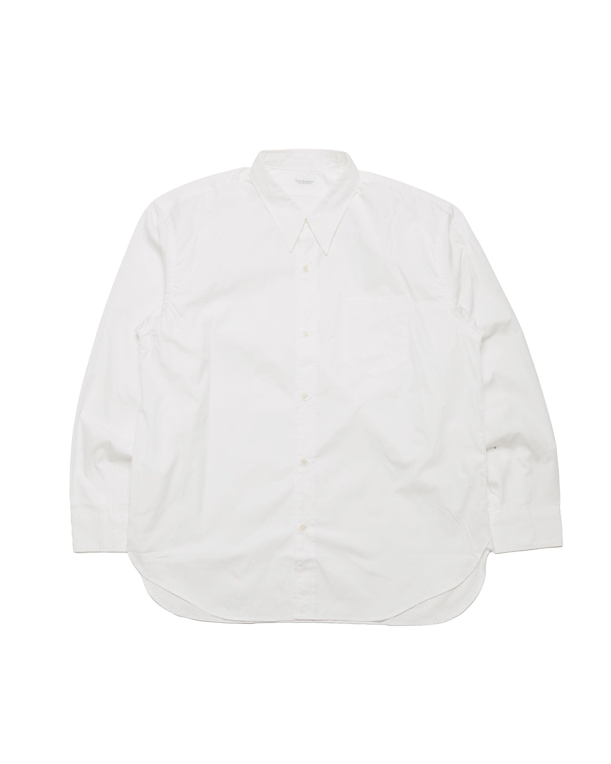 Poplin Dress Shirt Vintage Off White