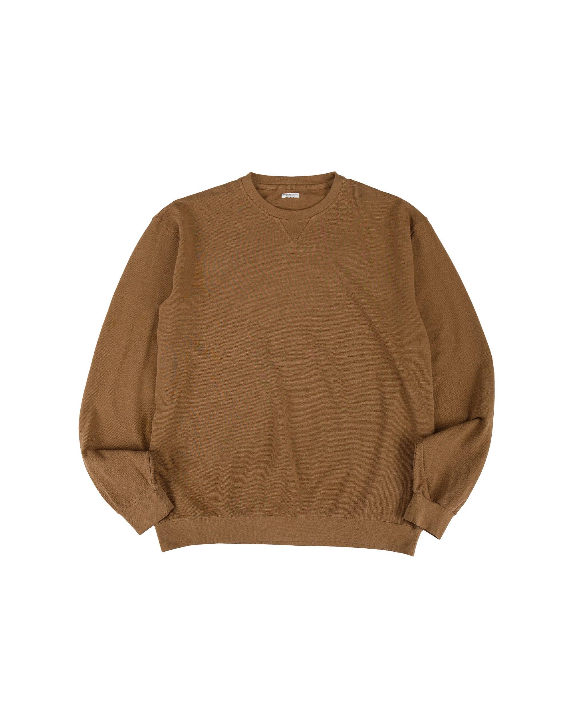 Seed Stitch Sleeve LS Smoke Brown