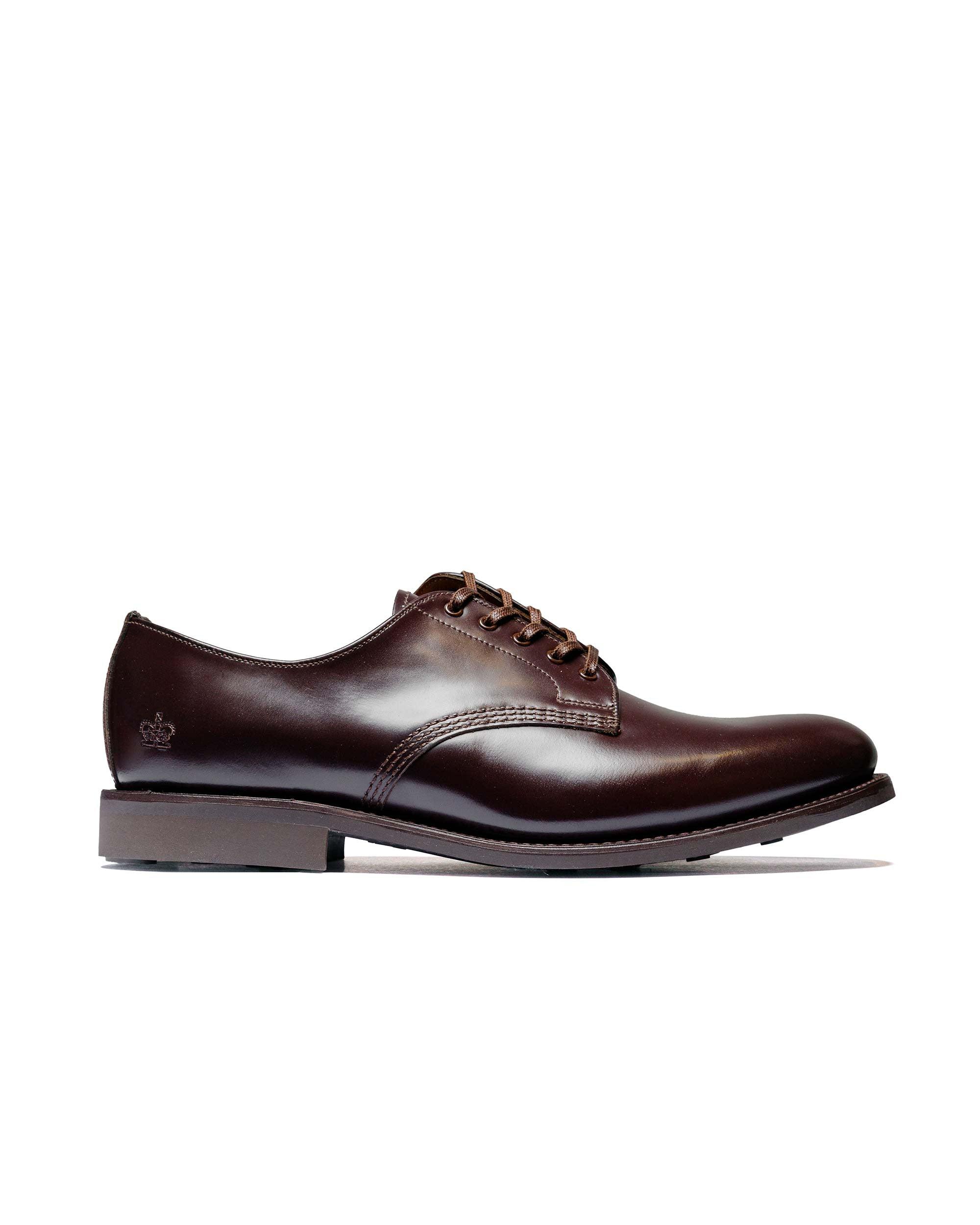 2246R Military Officer Shoe Burgundy