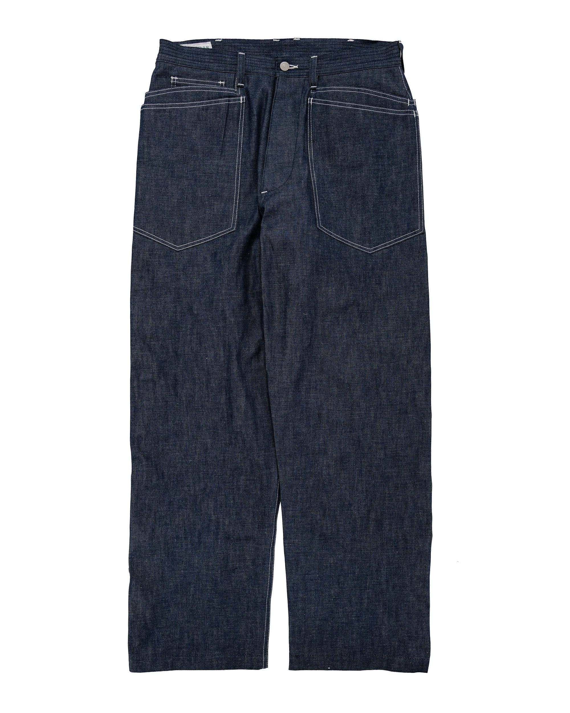 D Scoop Pants 10oz Military Denim Indigo