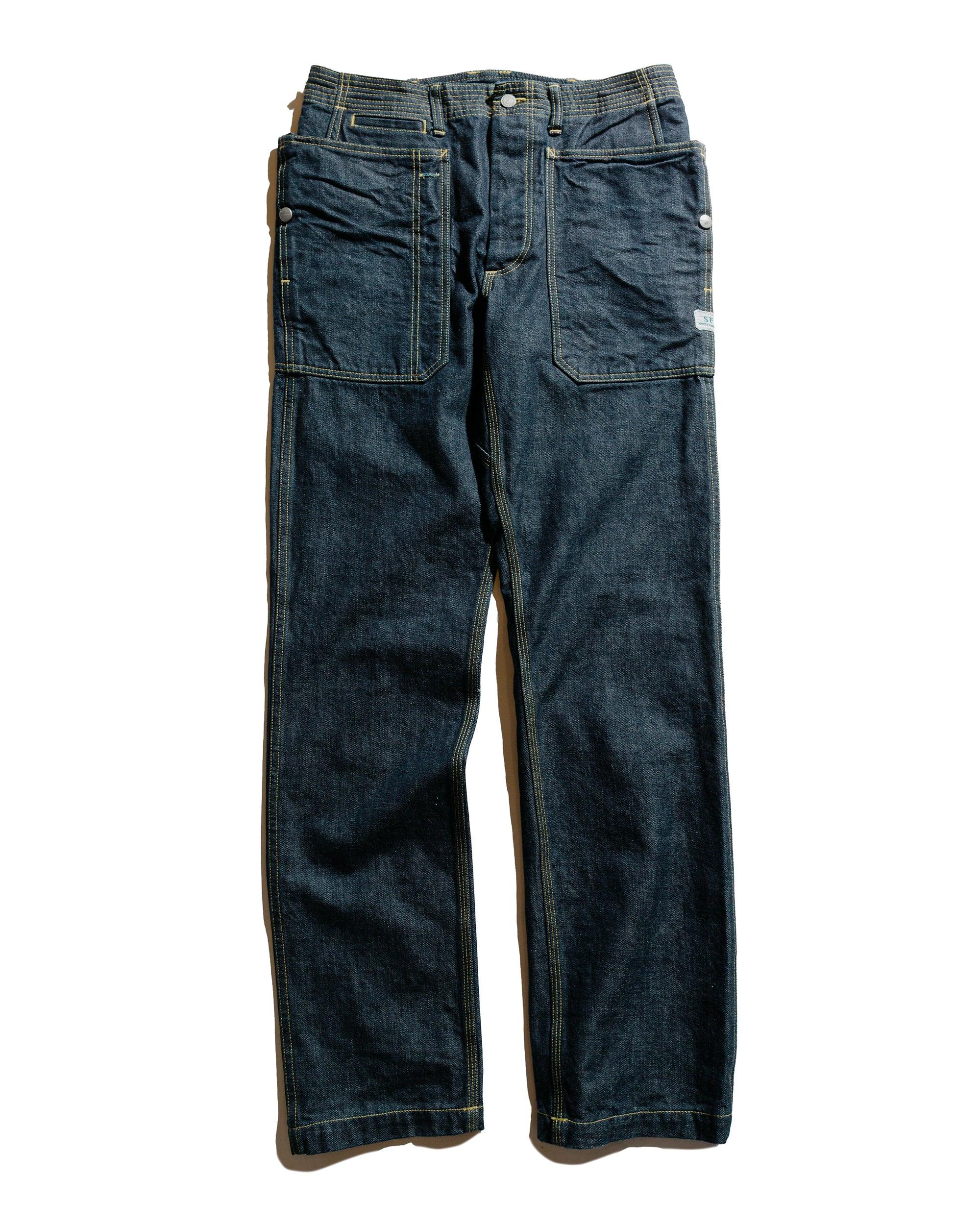 Fall Leaf Sprayer Pants 13.5oz Denim Indigo