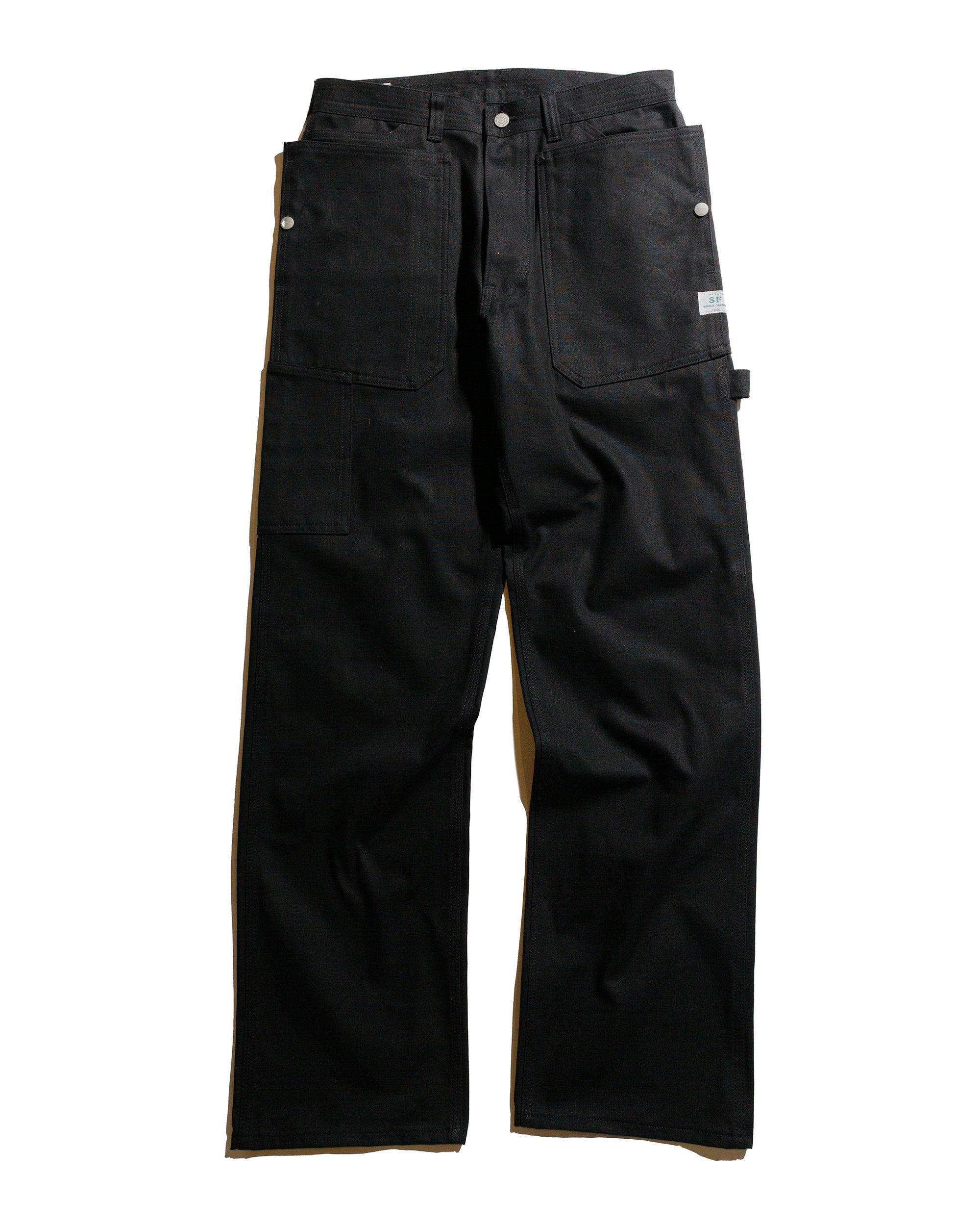 Fall Leaf Gardener Pants Selvedge Duck Black