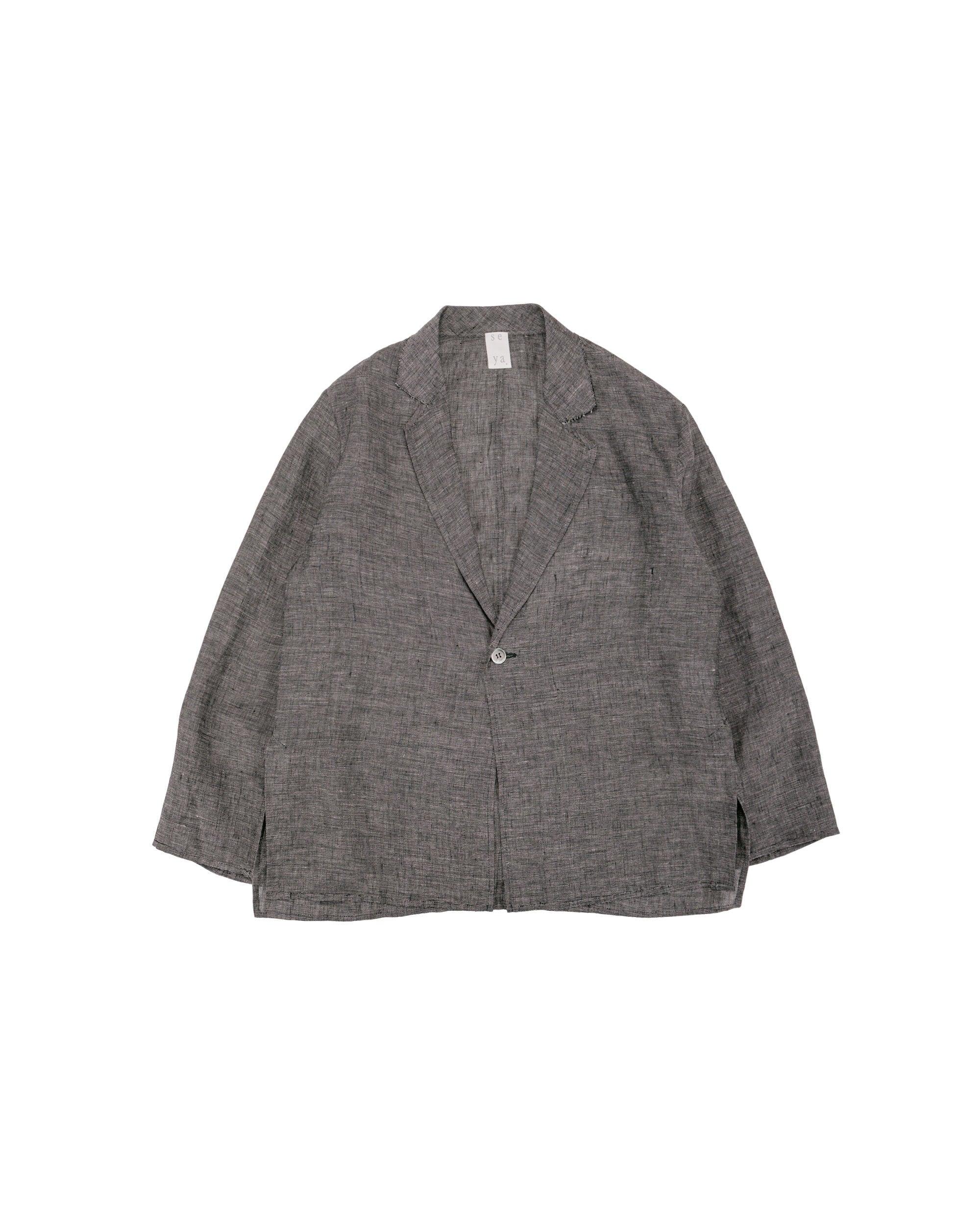 Nam Ou Zero Jacket/Linen Mesh Black Mix