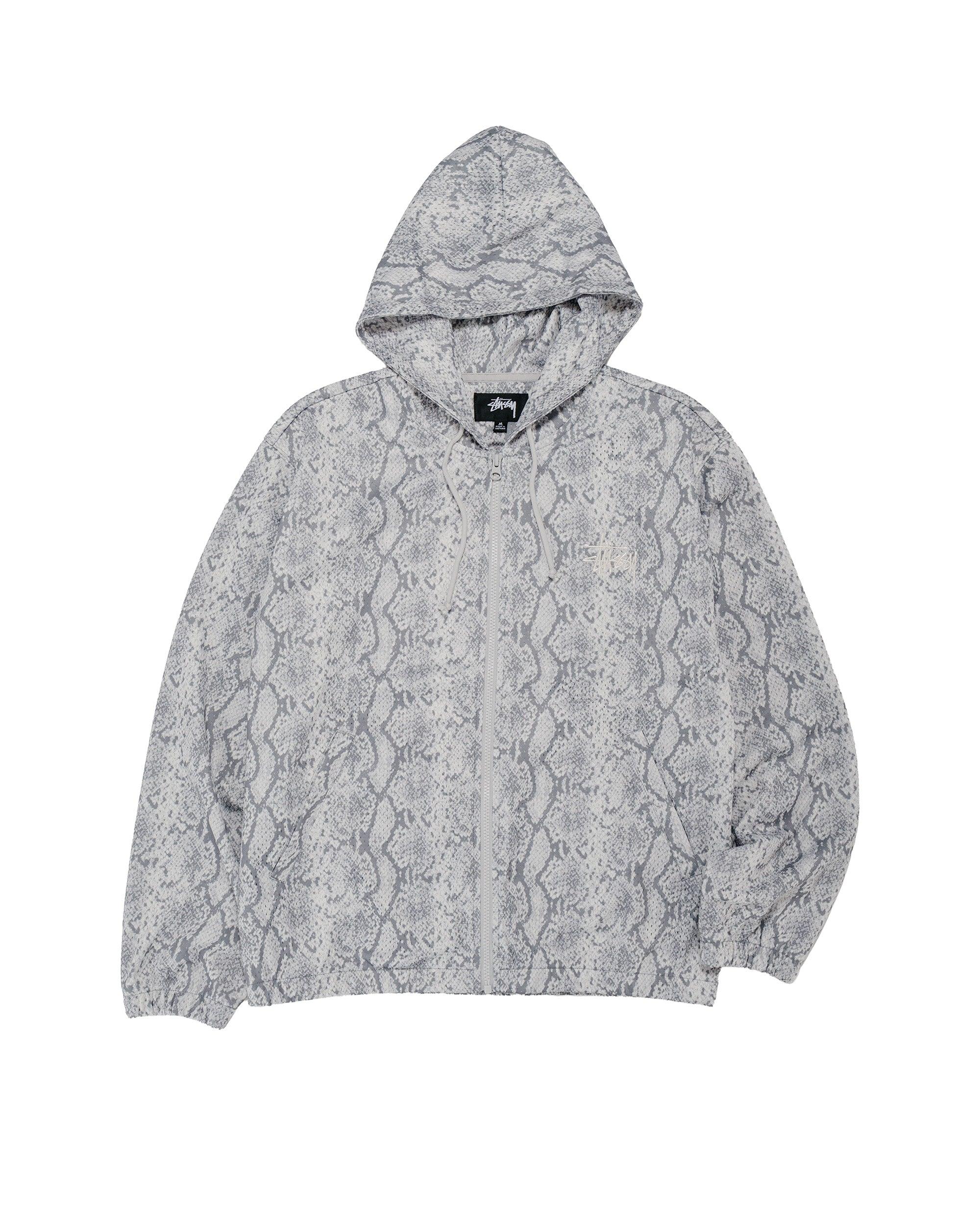 Stüssy Athletic Mesh Zip Hood Snake