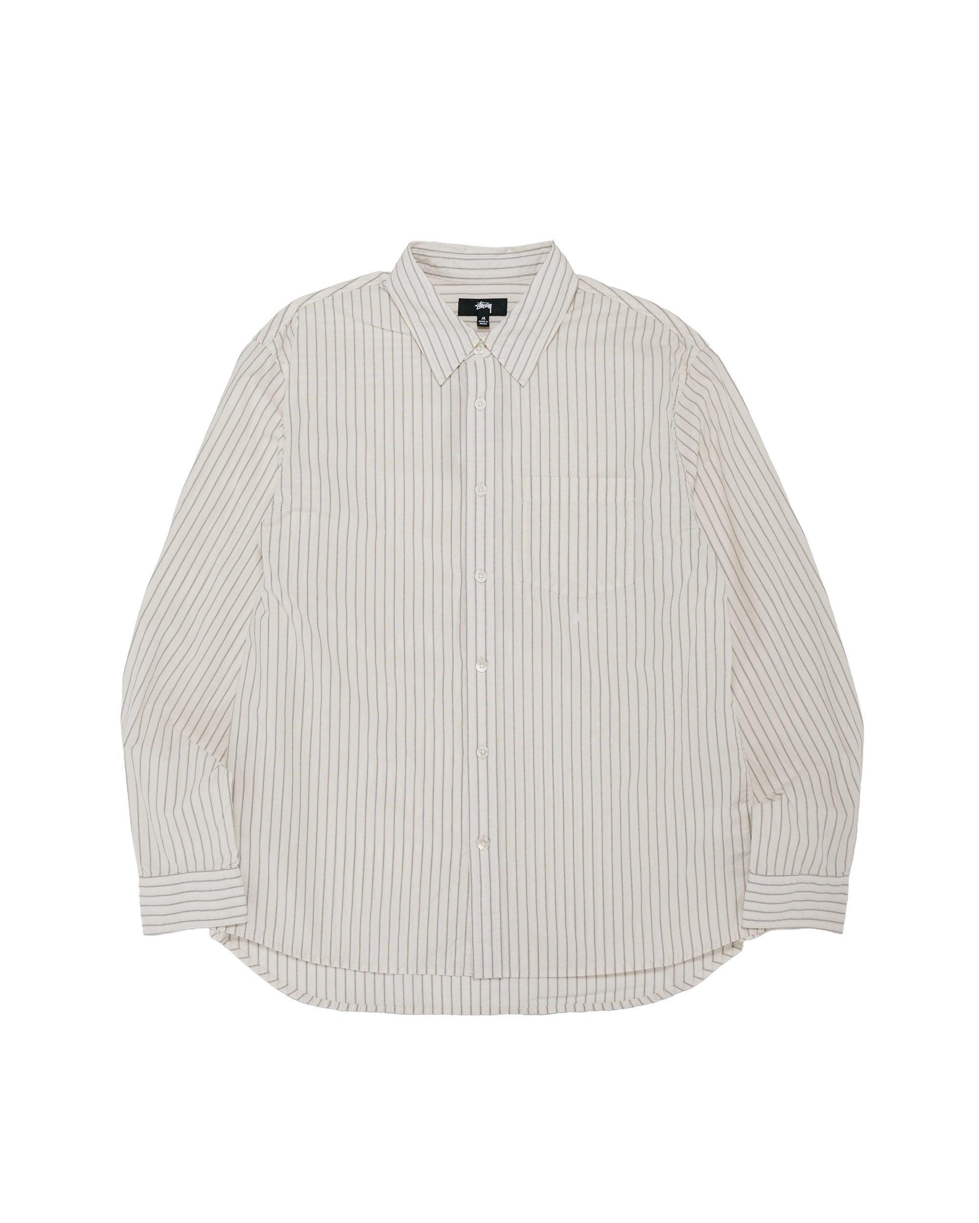 Stüssy Standard LS Shirt Natural Stripe