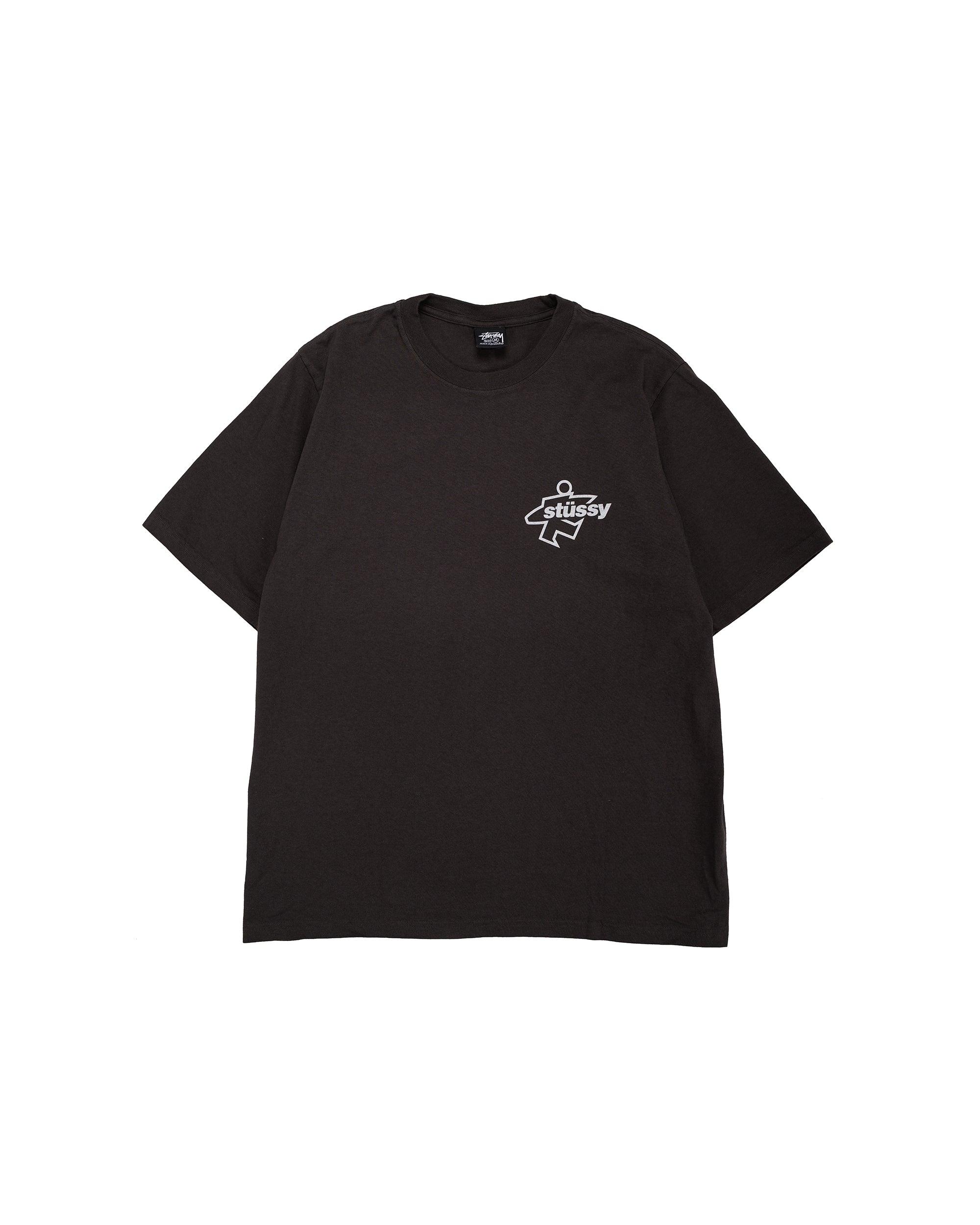 Stüssy Surf Size Pigment Dyed Tee Faded Black