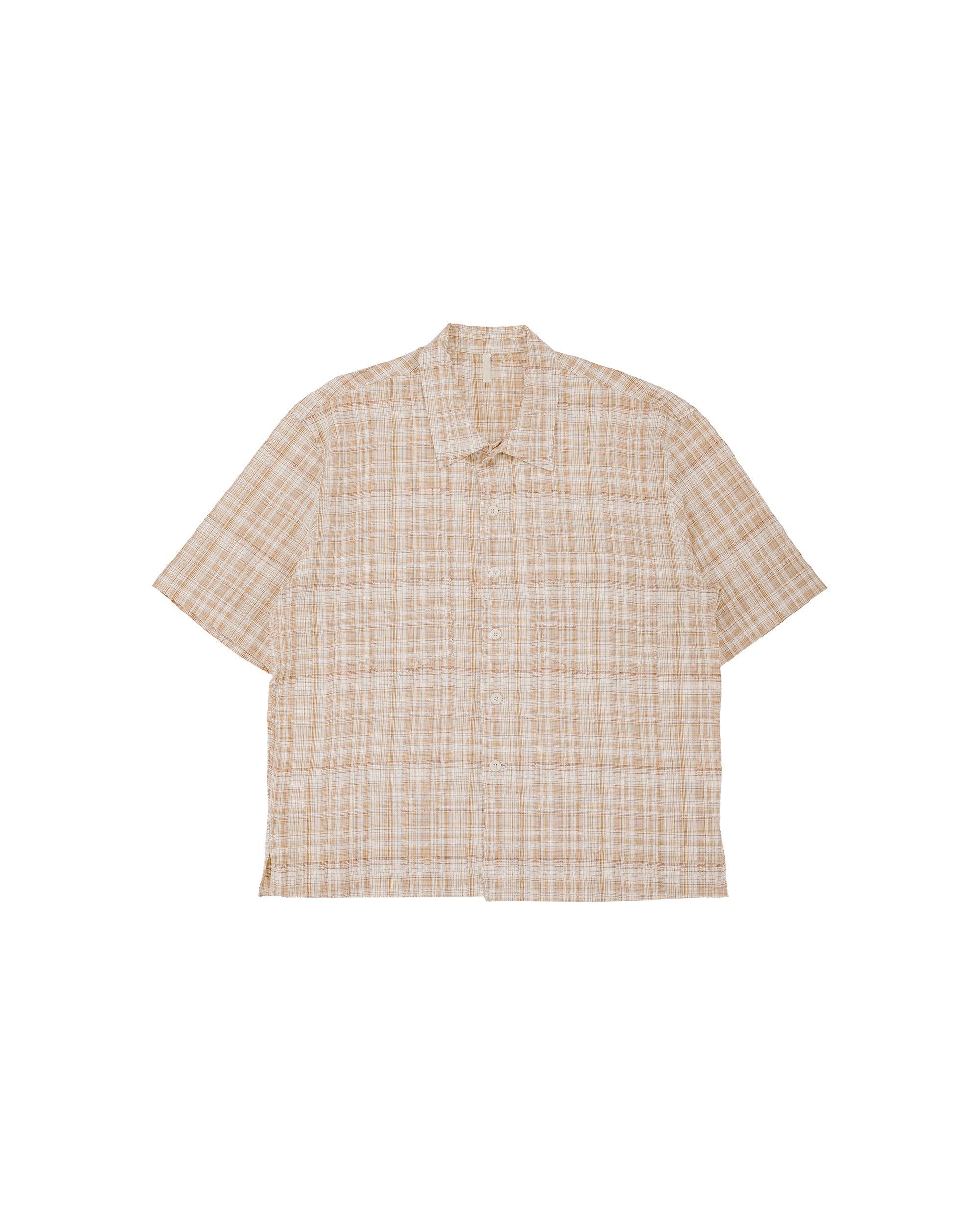 Adam Check Shirt 150 Sand