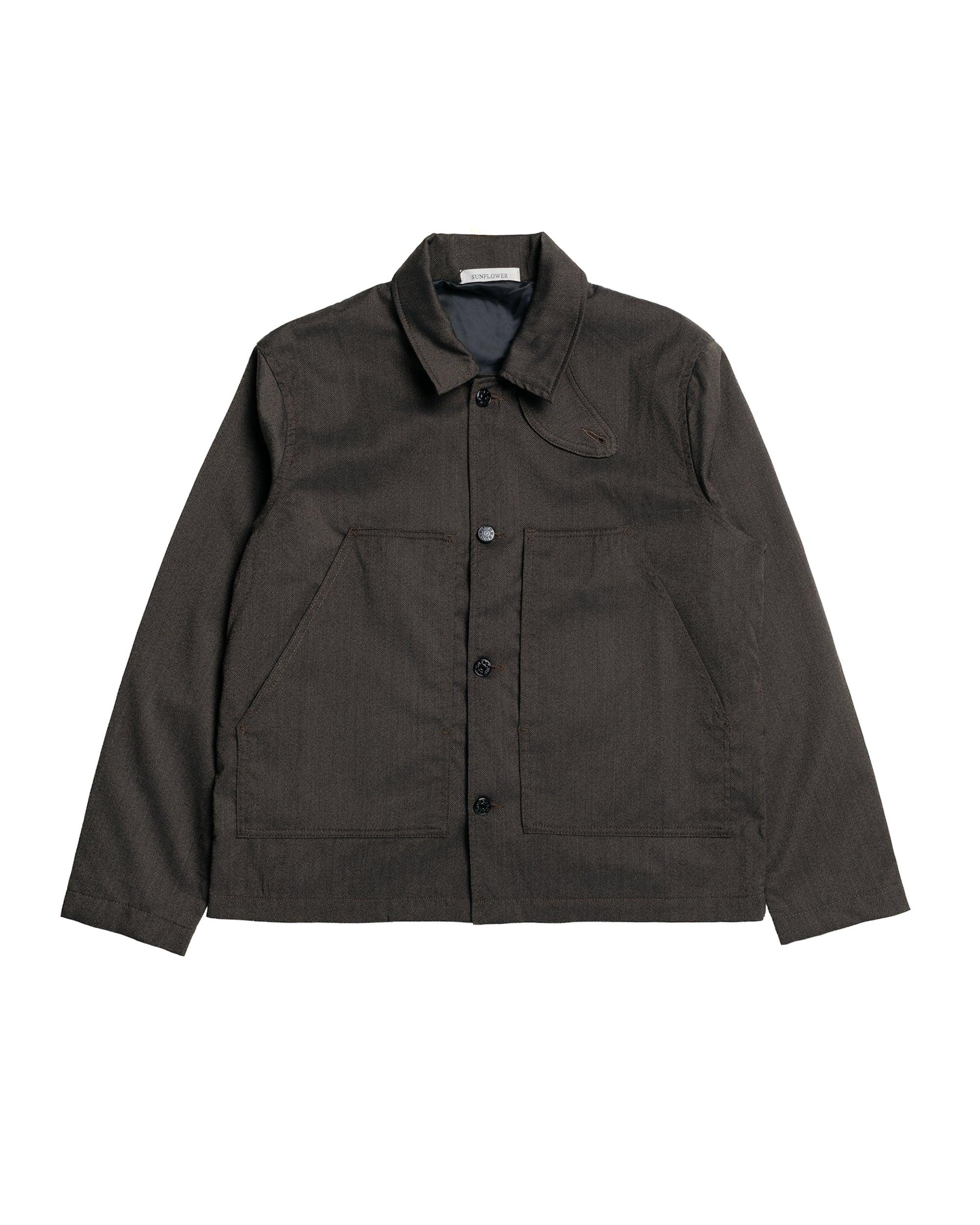 Labour Jacket Wool Tech 170 Brown